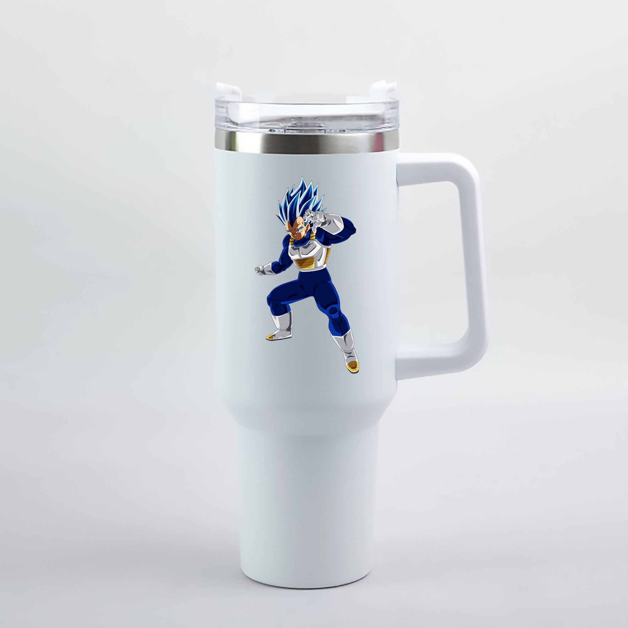（画像用） ドラゴンボール ベジータ四世（Bejīta Yonsei）DRAGON BALL Vegeta IV 1200mL車用タンブラー（カラープリント）