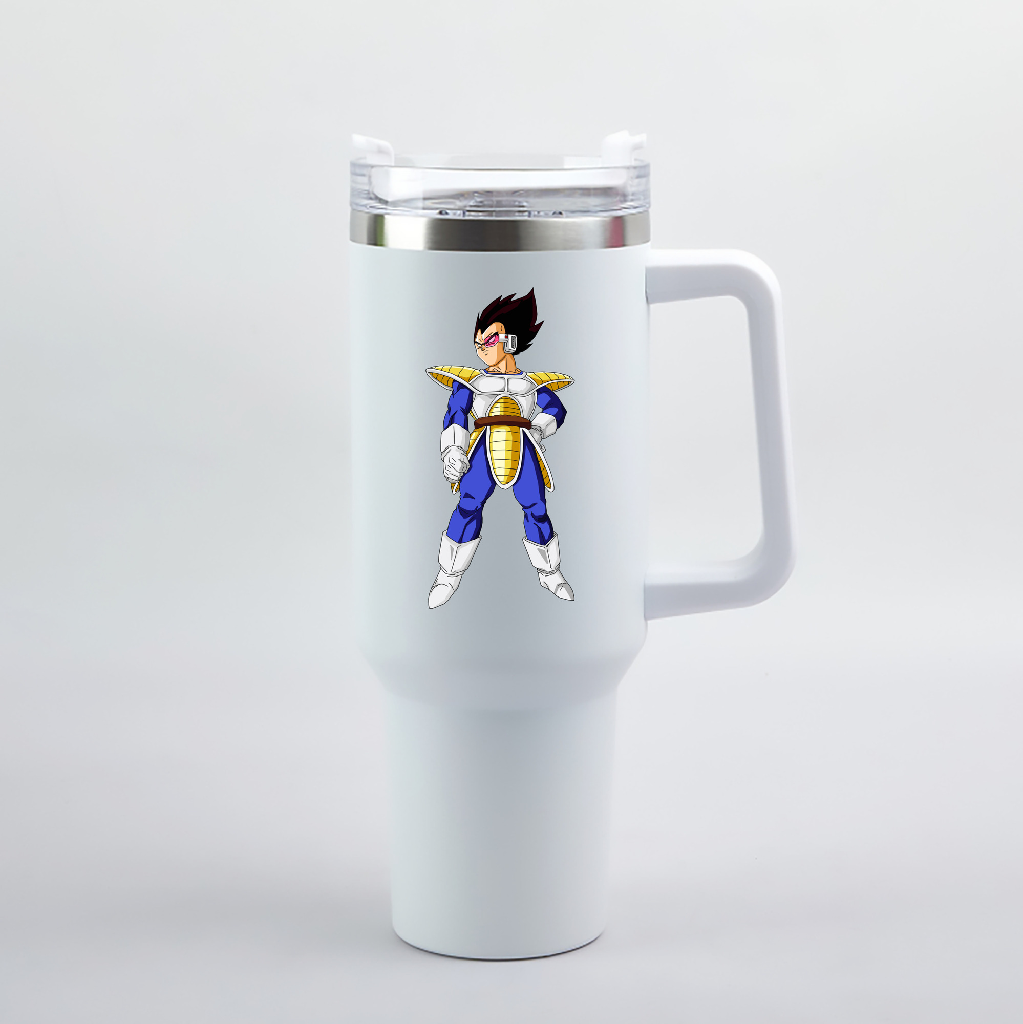（画像用） ドラゴンボール ベジータ四世（Bejīta Yonsei）DRAGON BALL Vegeta IV 1200mL車用タンブラー（カラープリント）