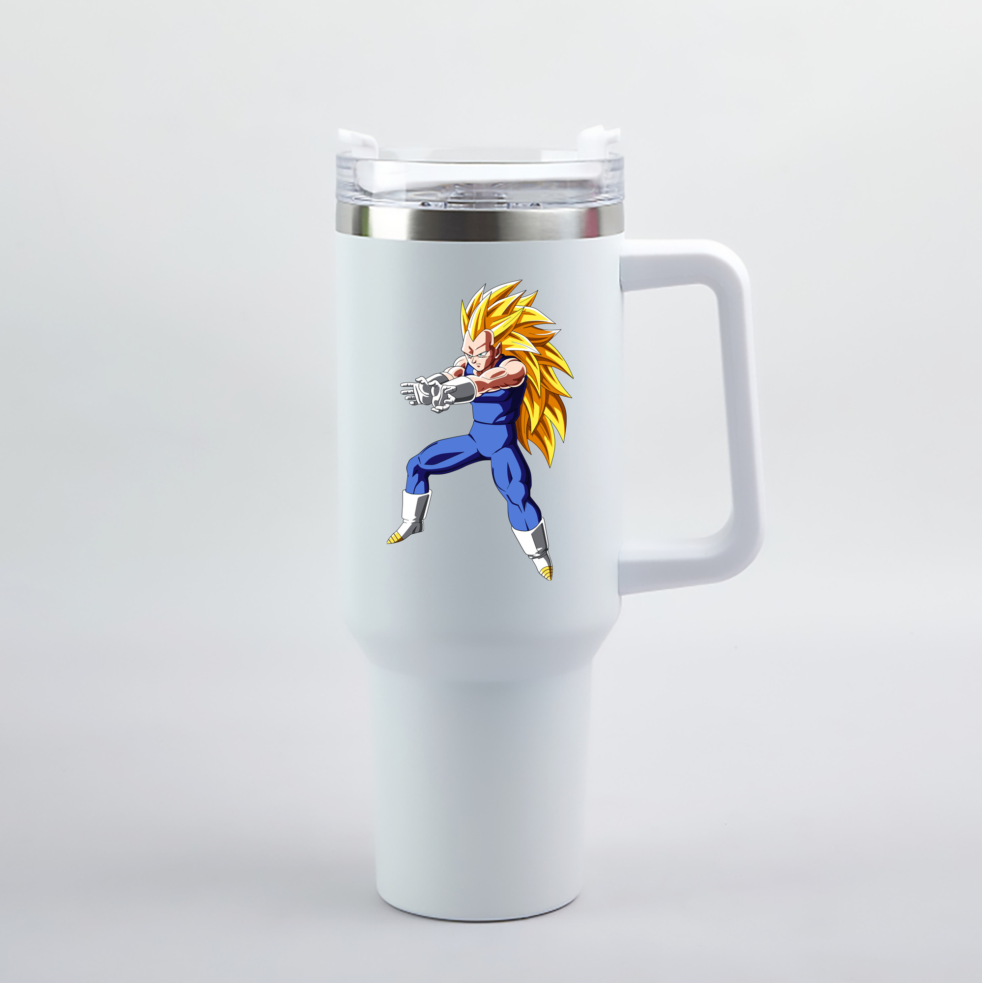 （画像用） ドラゴンボール ベジータ四世（Bejīta Yonsei）DRAGON BALL Vegeta IV 1200mL車用タンブラー（カラープリント）