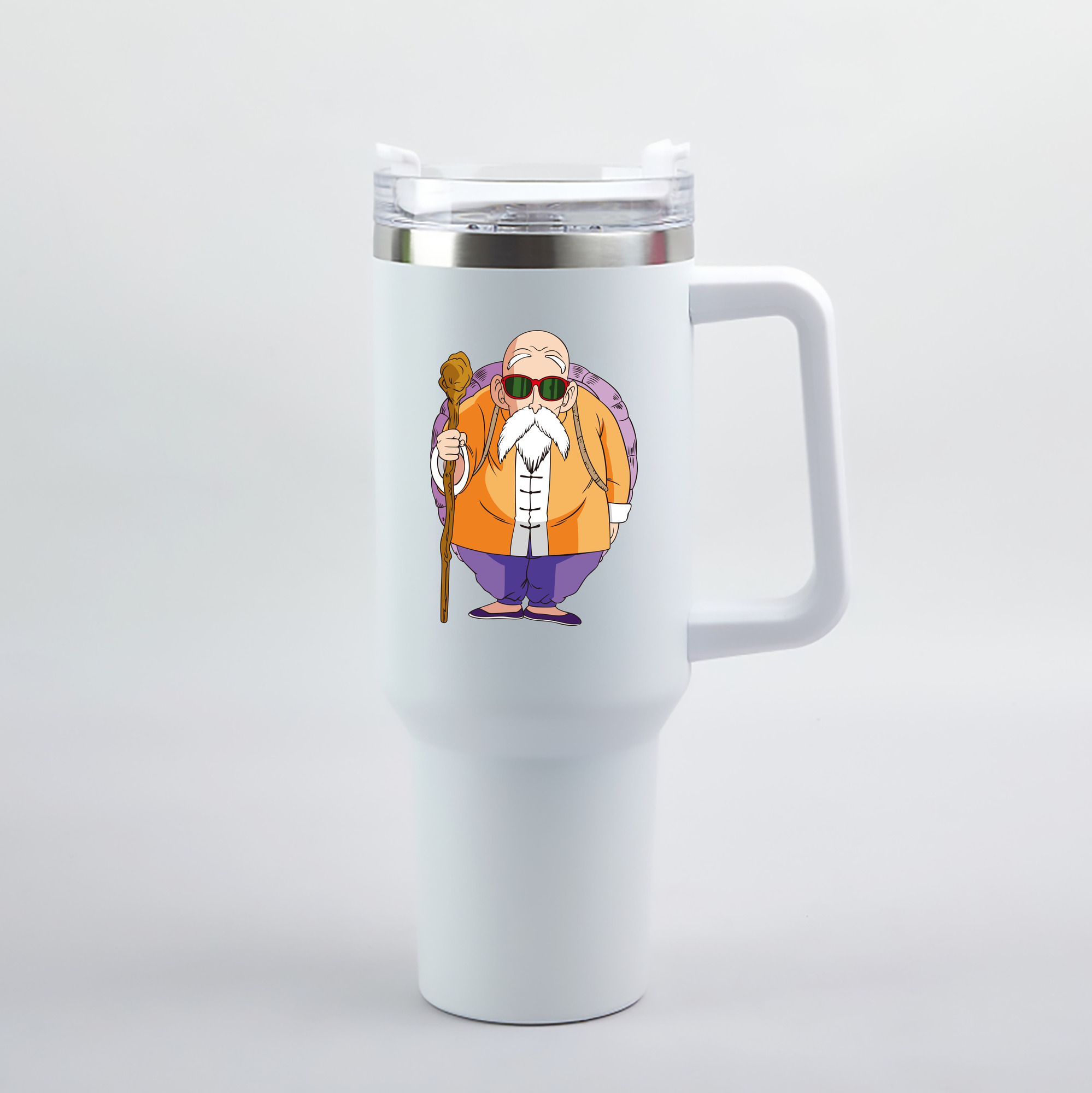（画像用） ドラゴンボール 亀仙人（かめせんにん） DRAGON BALL Master Roshi Kame Sennin 1200mL車用タンブラー（カラープリント）