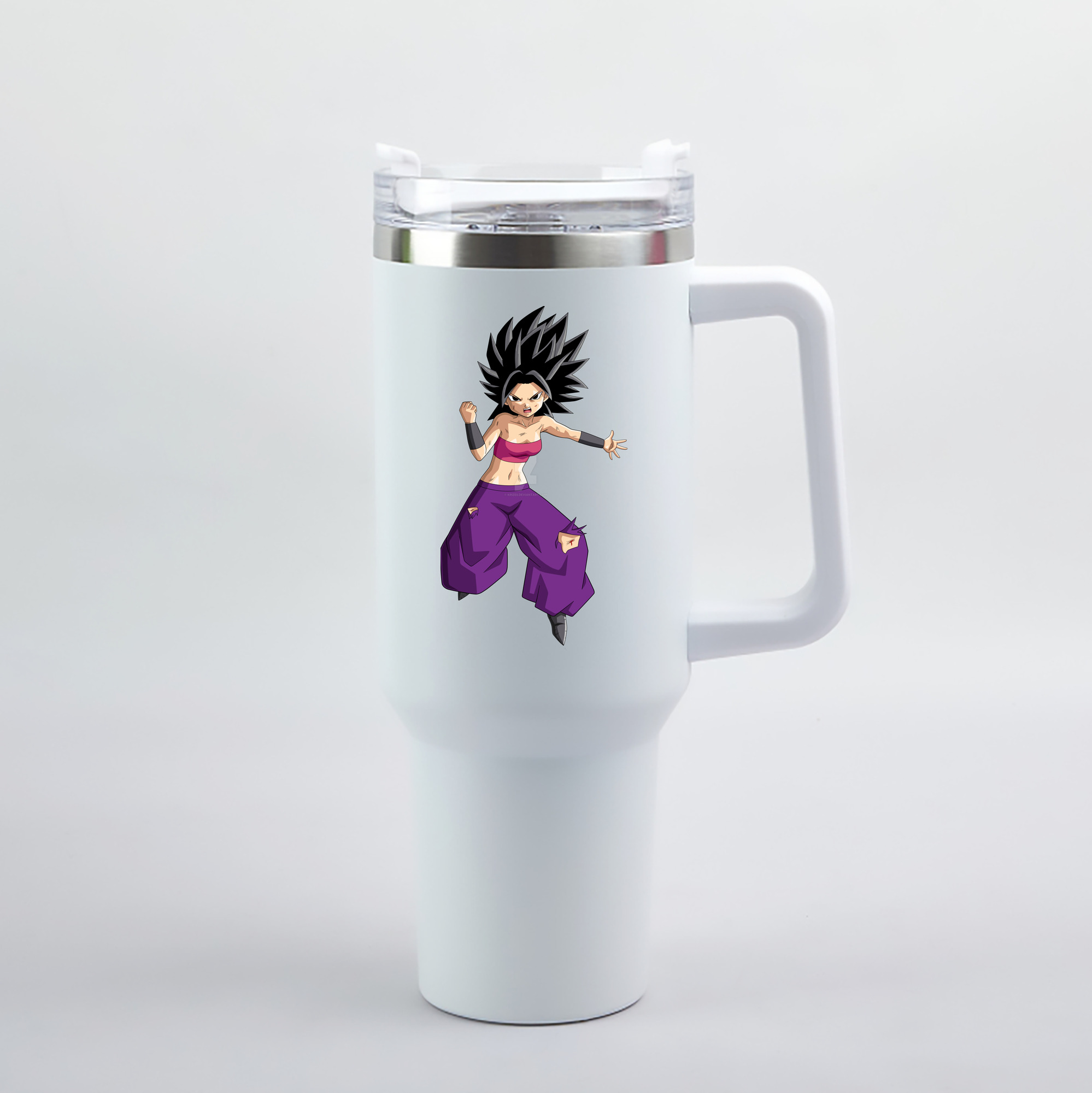 （画像用） ドラゴンボール カリフラ DRAGON BALL Caulifla 1200mL車用タンブラー（カラープリント）