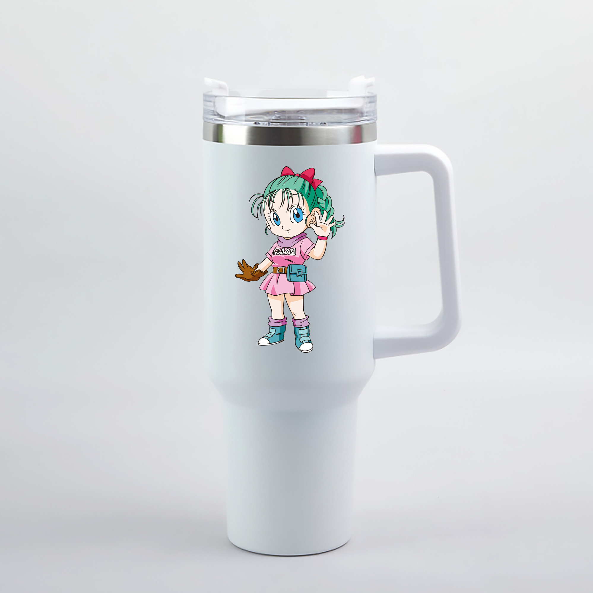 （画像用） ドラゴンボール ブルマ DRAGON BALL Bulma 1200mL車用タンブラー（カラープリント）