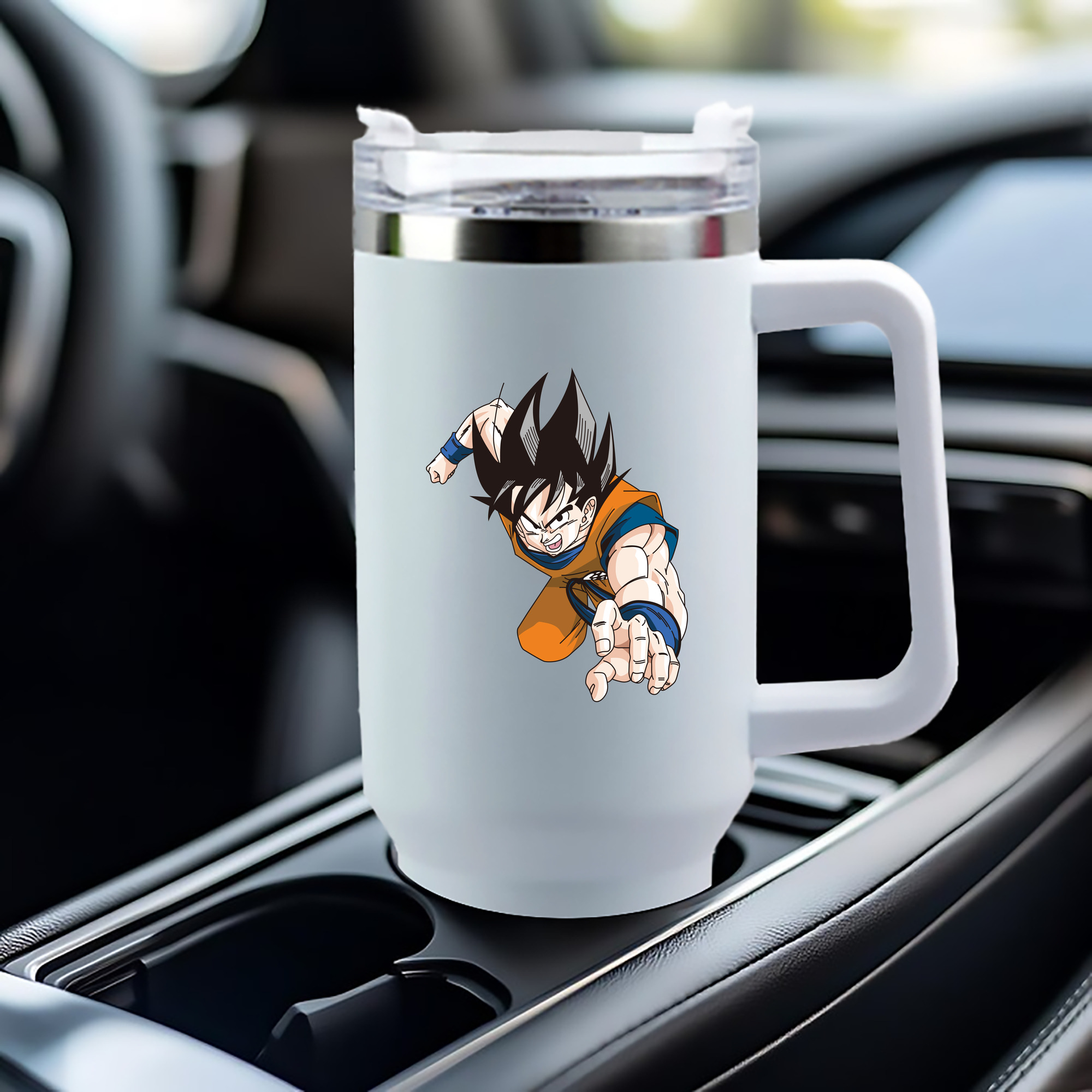ドラゴンボール 孫悟空（そん ごくう）Son Goku カカロット DRAGON BALL Kakarotto 1200mL車用タンブラー（カラープリント）