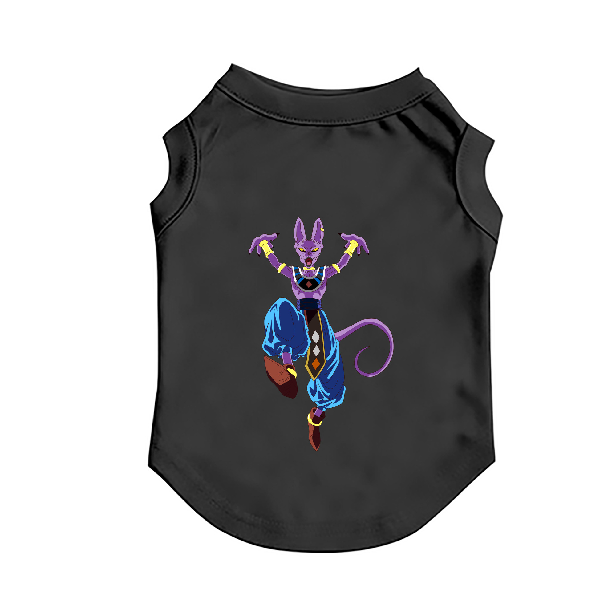 （画像用） ドラゴンボール ビルス 破壊神ビルス DRAGON BALL Beerus Birusu ペット用ベスト