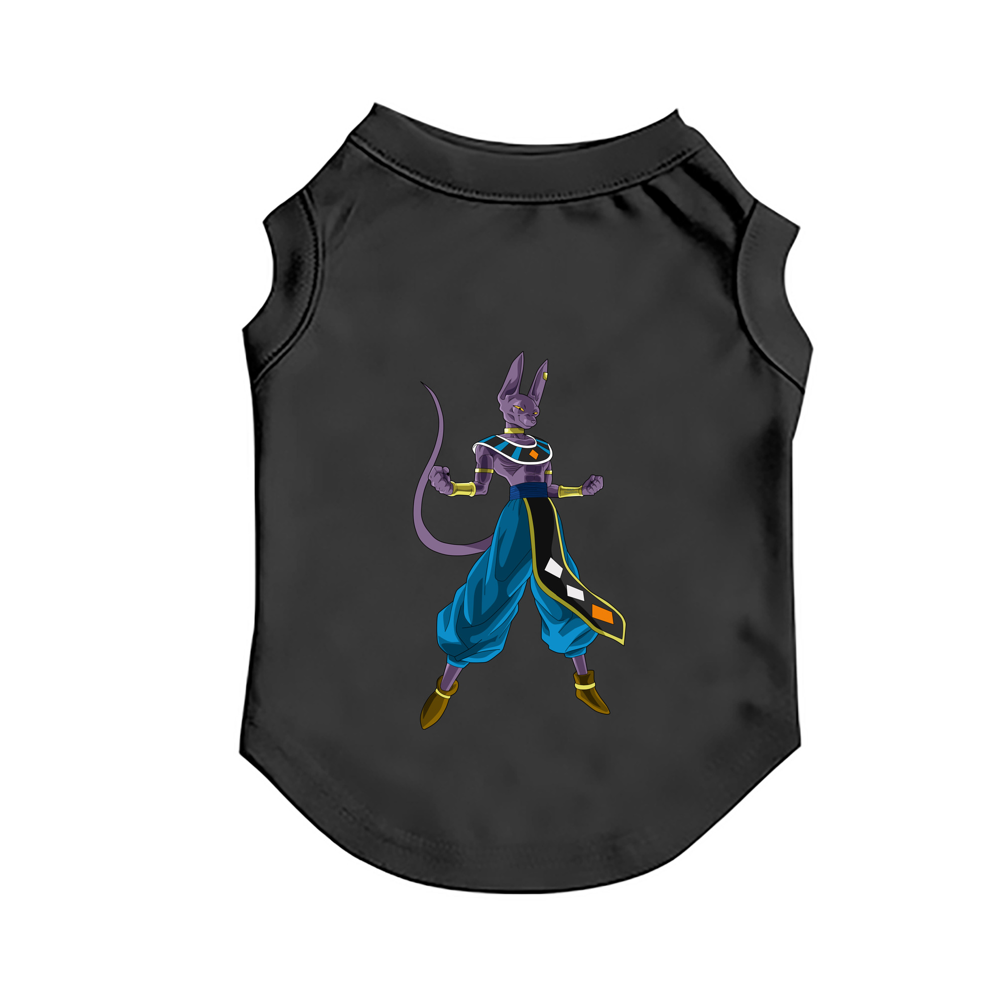 （画像用） ドラゴンボール ビルス 破壊神ビルス DRAGON BALL Beerus Birusu ペット用ベスト