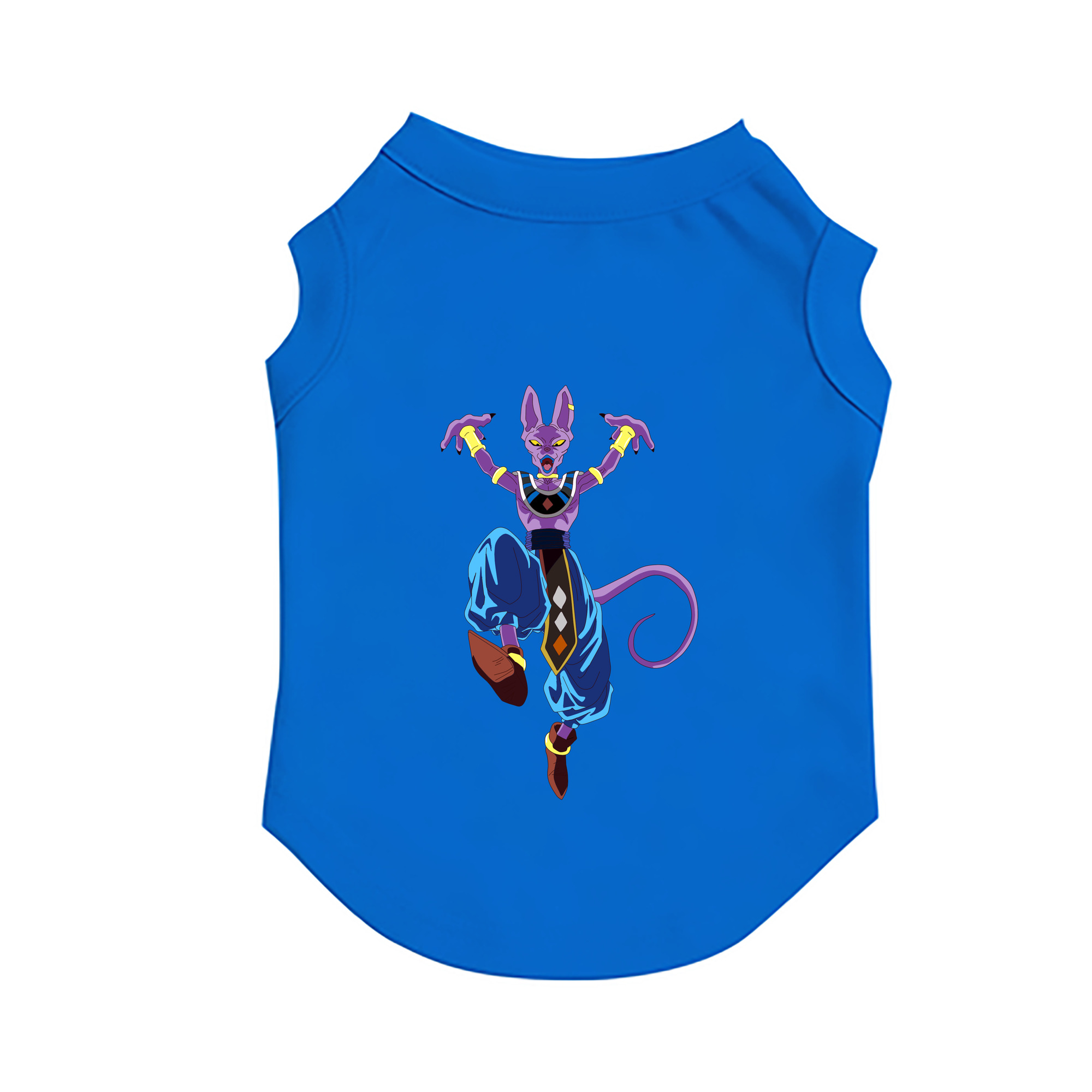 （画像用） ドラゴンボール ビルス 破壊神ビルス DRAGON BALL Beerus Birusu ペット用ベスト