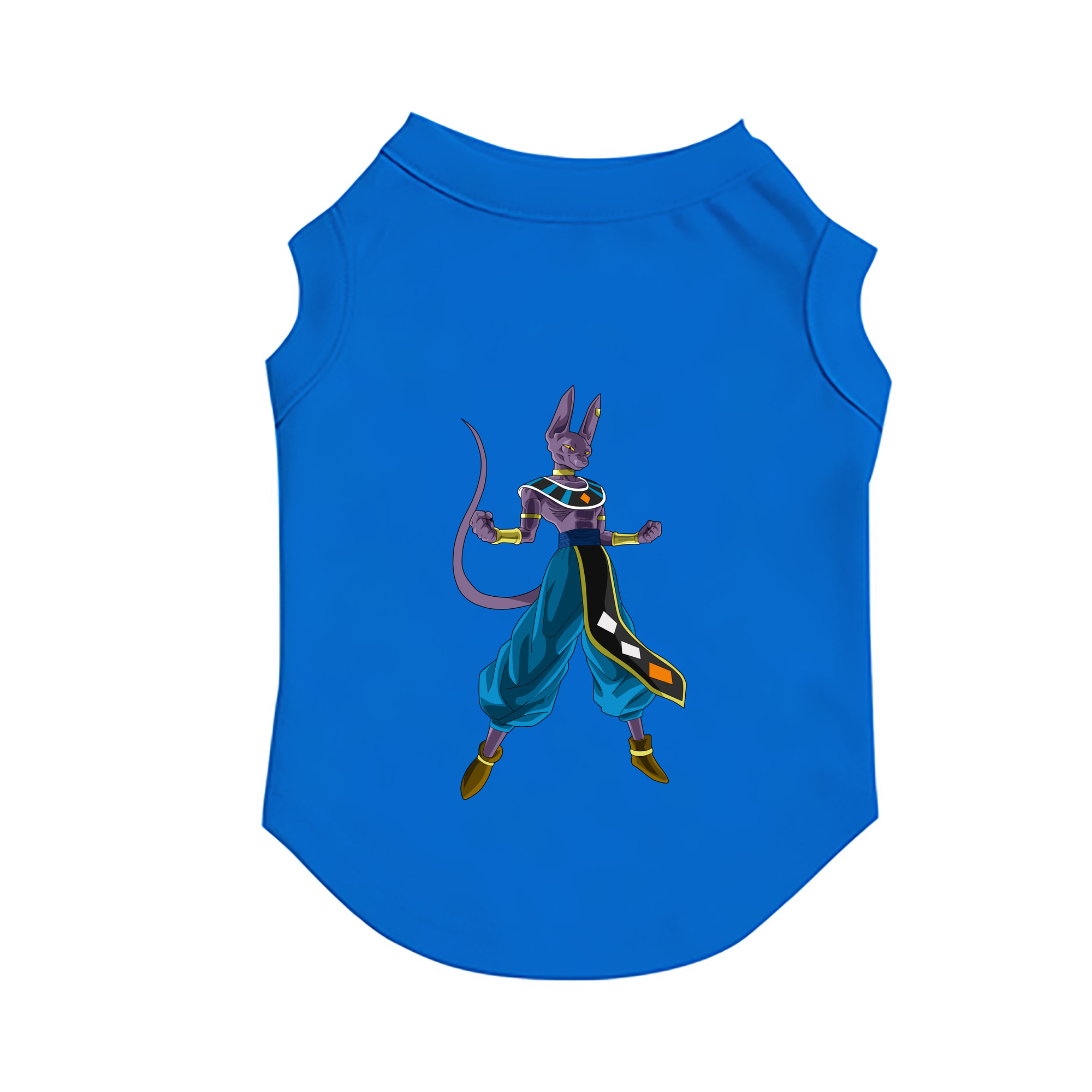 （画像用） ドラゴンボール ビルス 破壊神ビルス DRAGON BALL Beerus Birusu ペット用ベスト