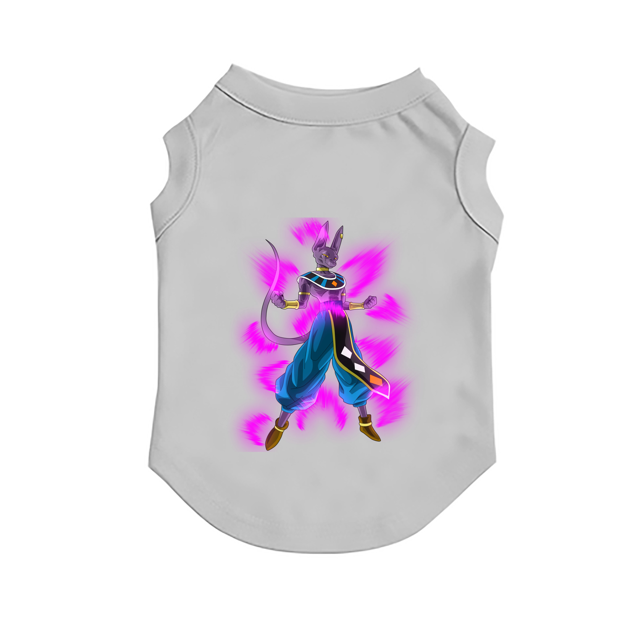 （画像用） ドラゴンボール ビルス 破壊神ビルス DRAGON BALL Beerus Birusu ペット用ベスト