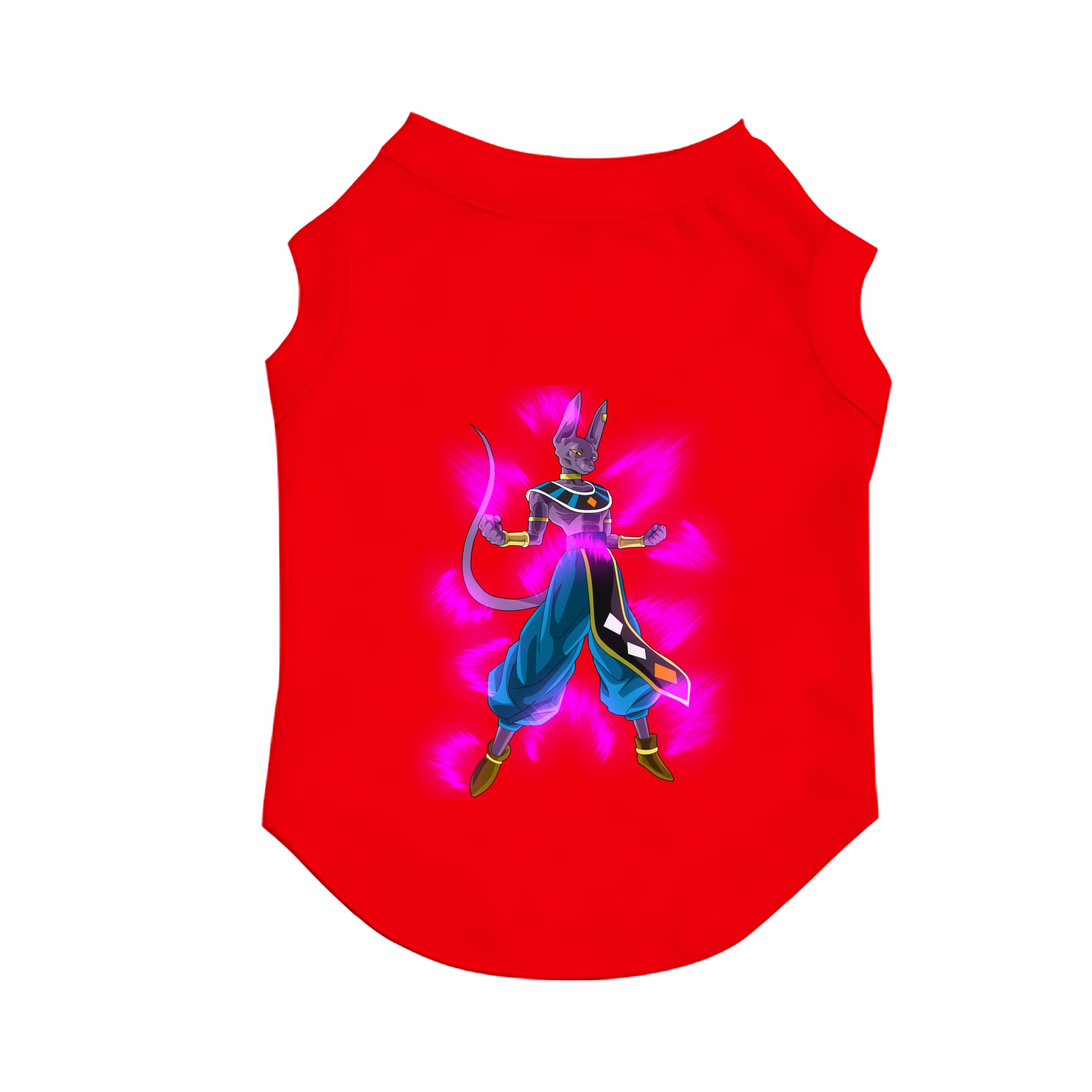 （画像用） ドラゴンボール ビルス 破壊神ビルス DRAGON BALL Beerus Birusu ペット用ベスト