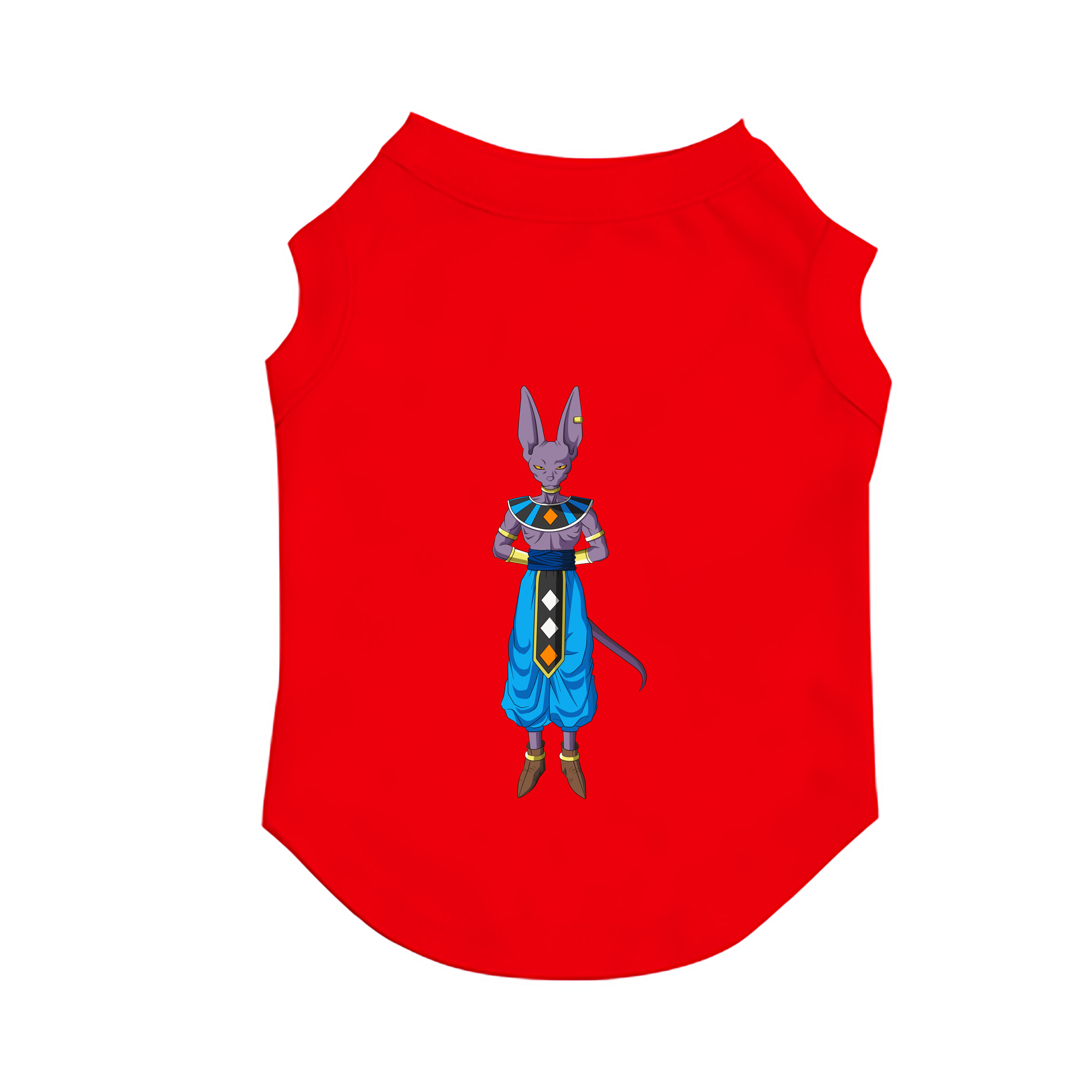 （画像用） ドラゴンボール ビルス 破壊神ビルス DRAGON BALL Beerus Birusu ペット用ベスト