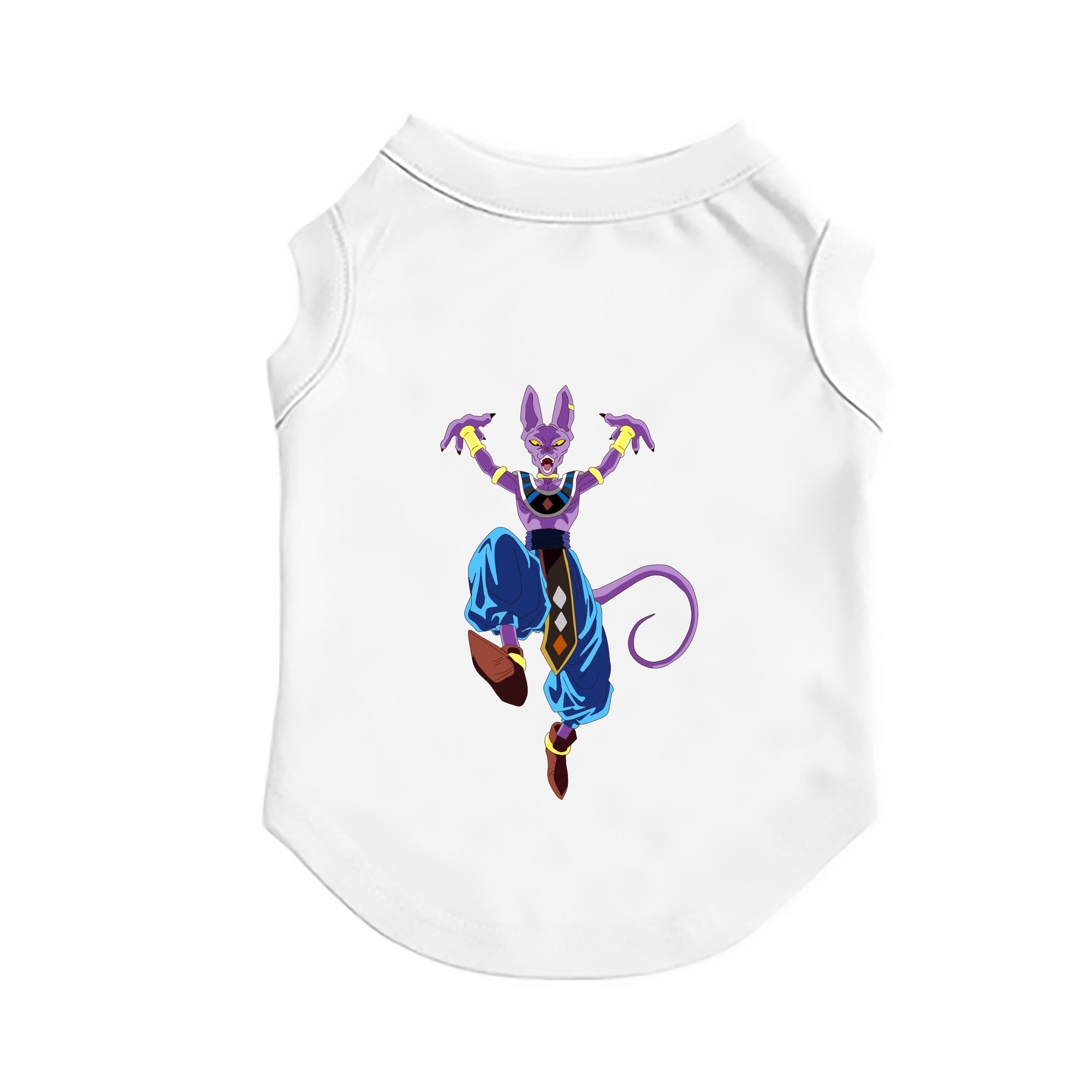 （画像用） ドラゴンボール ビルス 破壊神ビルス DRAGON BALL Beerus Birusu ペット用ベスト