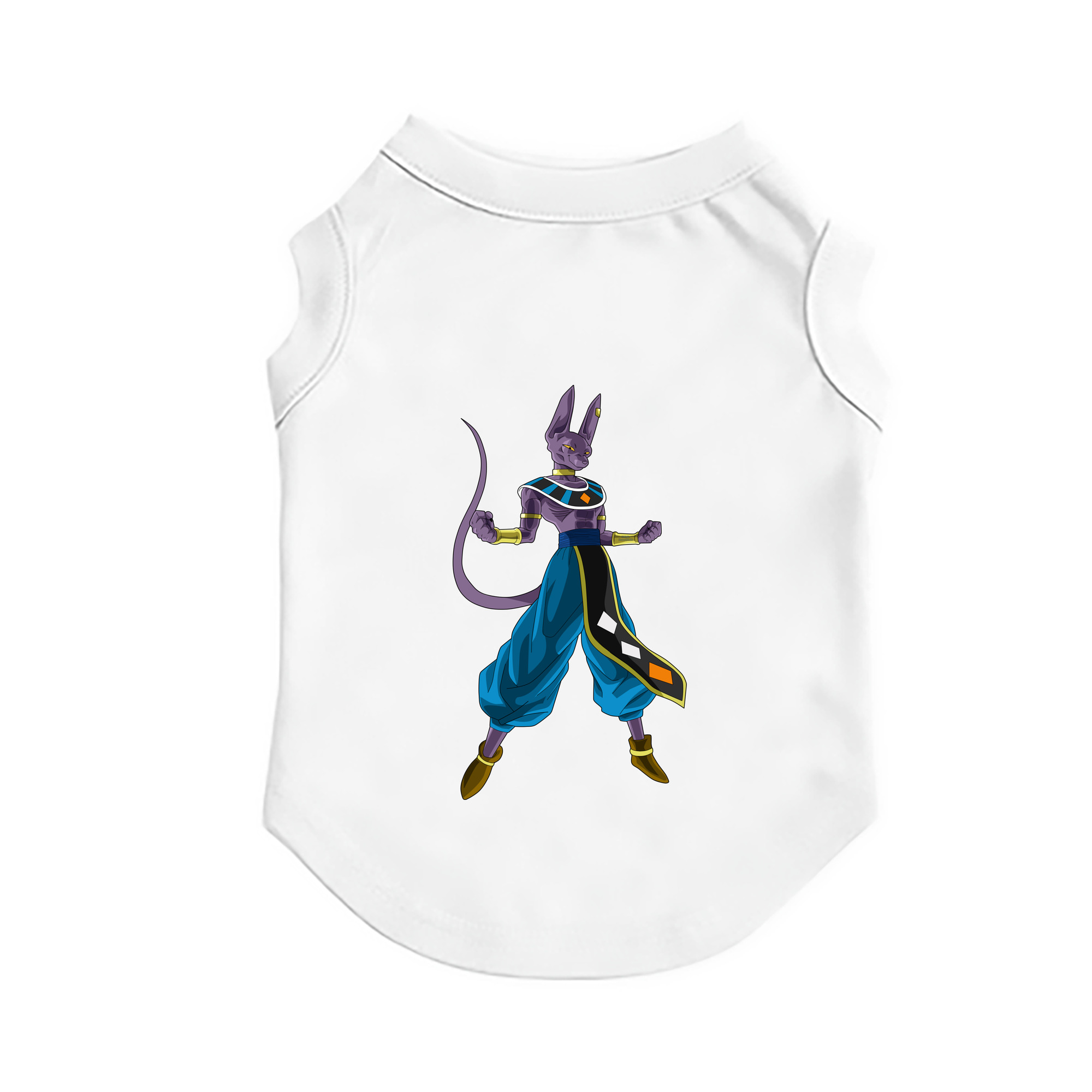 （画像用） ドラゴンボール ビルス 破壊神ビルス DRAGON BALL Beerus Birusu ペット用ベスト