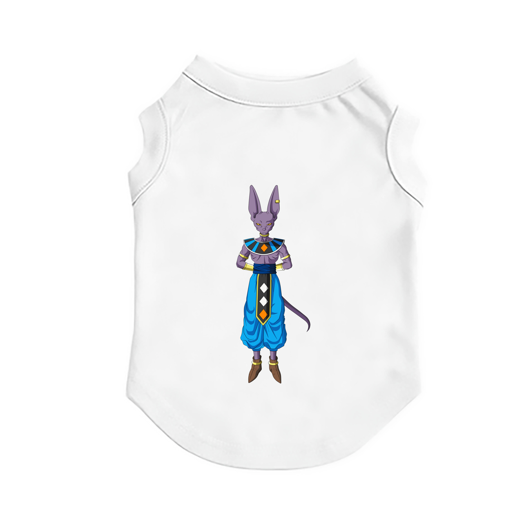 （画像用） ドラゴンボール ビルス 破壊神ビルス DRAGON BALL Beerus Birusu ペット用ベスト