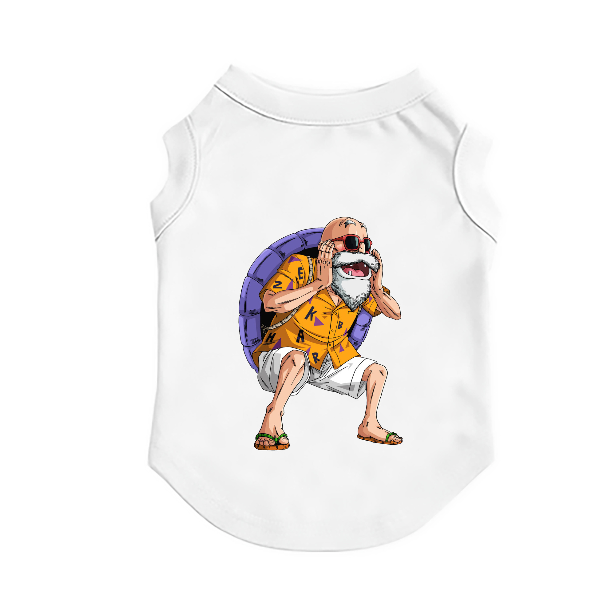 （画像用） ドラゴンボール 亀仙人（かめせんにん） DRAGON BALL Master Roshi Kame Sennin ペット用ベスト