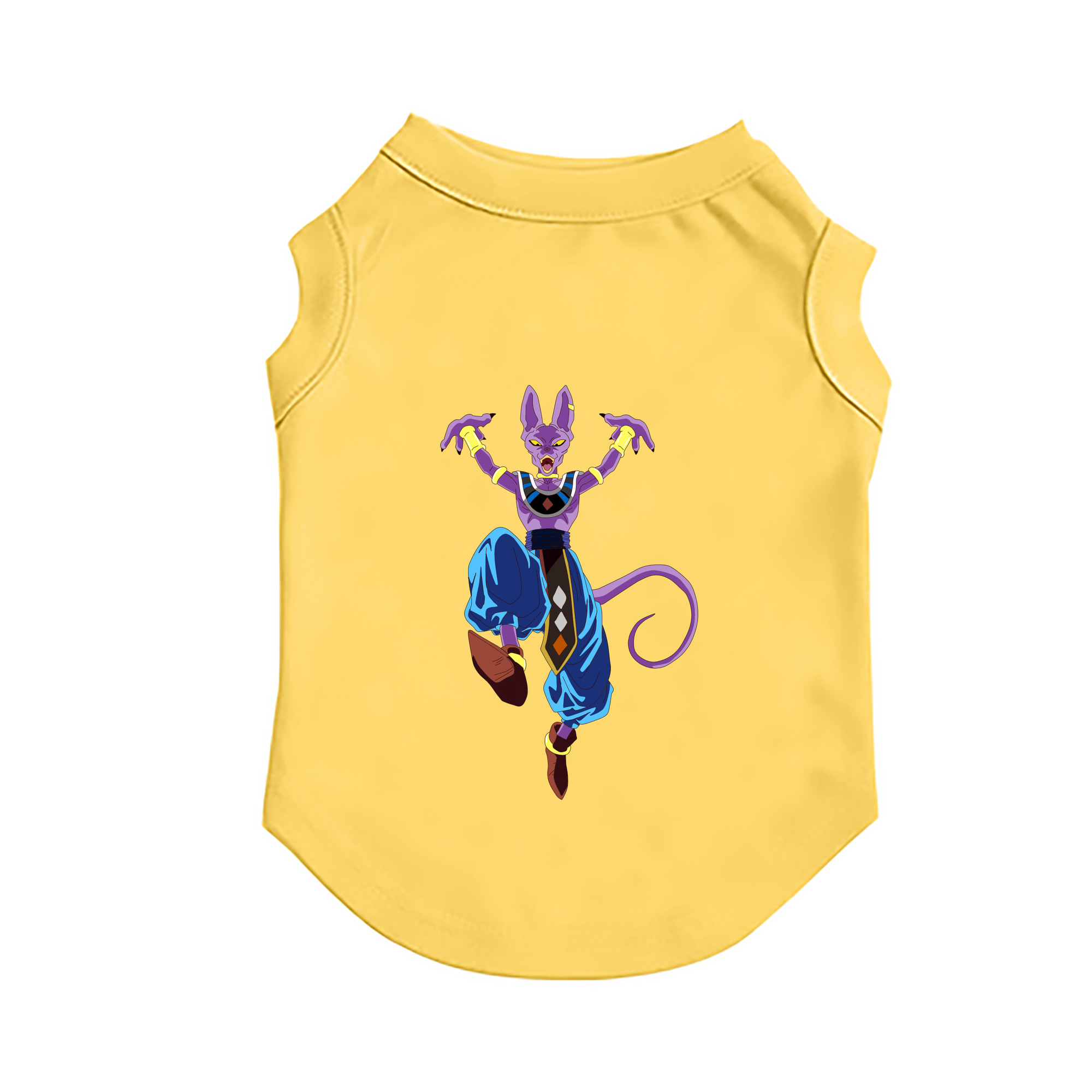 （画像用） ドラゴンボール ビルス 破壊神ビルス DRAGON BALL Beerus Birusu ペット用ベスト