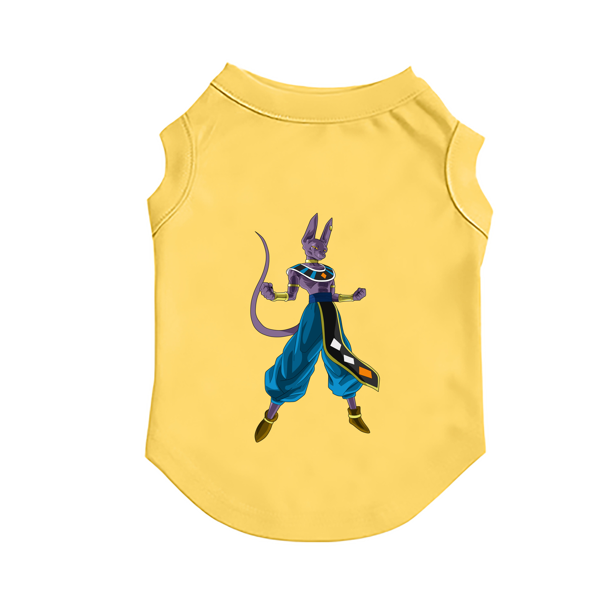 （画像用） ドラゴンボール ビルス 破壊神ビルス DRAGON BALL Beerus Birusu ペット用ベスト