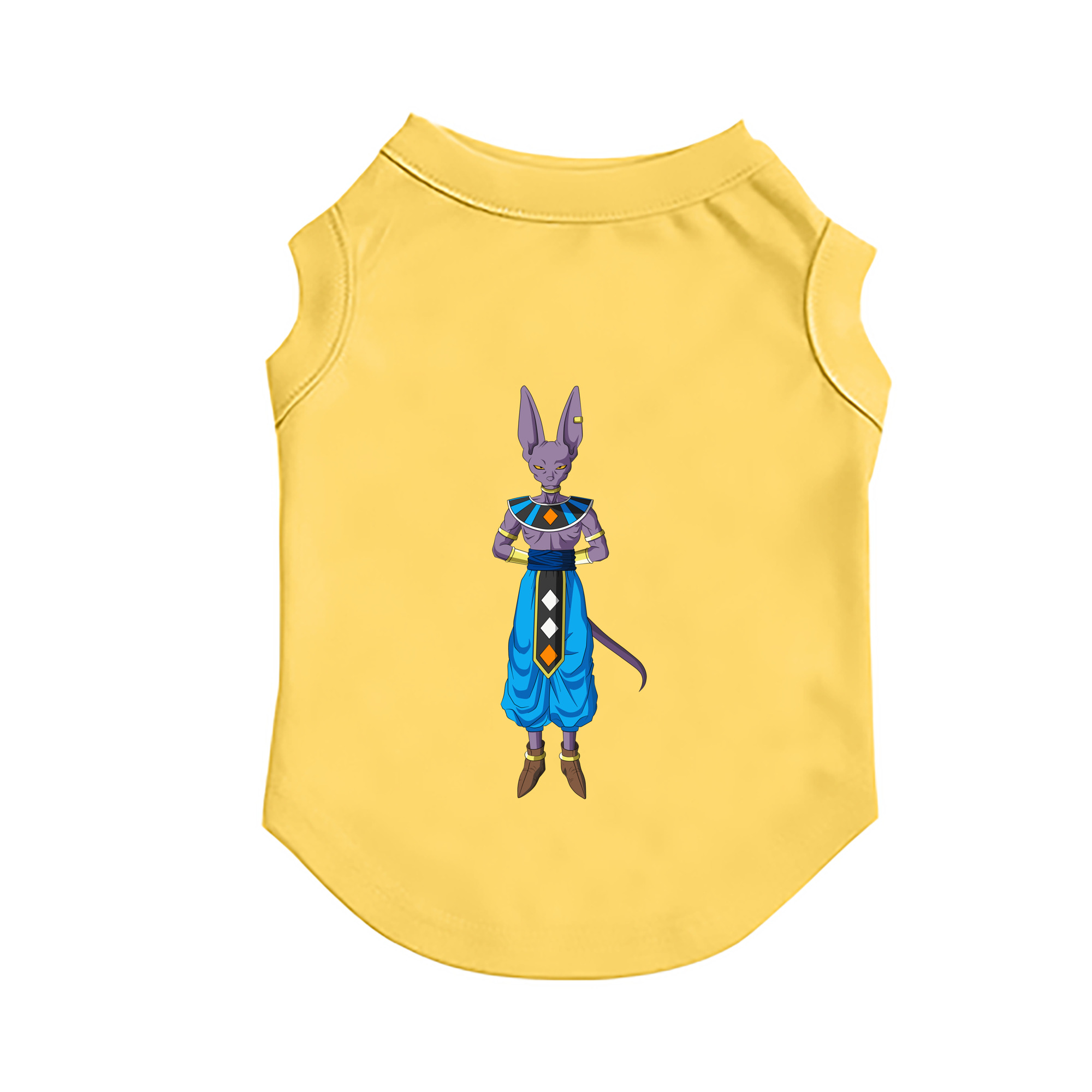 （画像用） ドラゴンボール ビルス 破壊神ビルス DRAGON BALL Beerus Birusu ペット用ベスト
