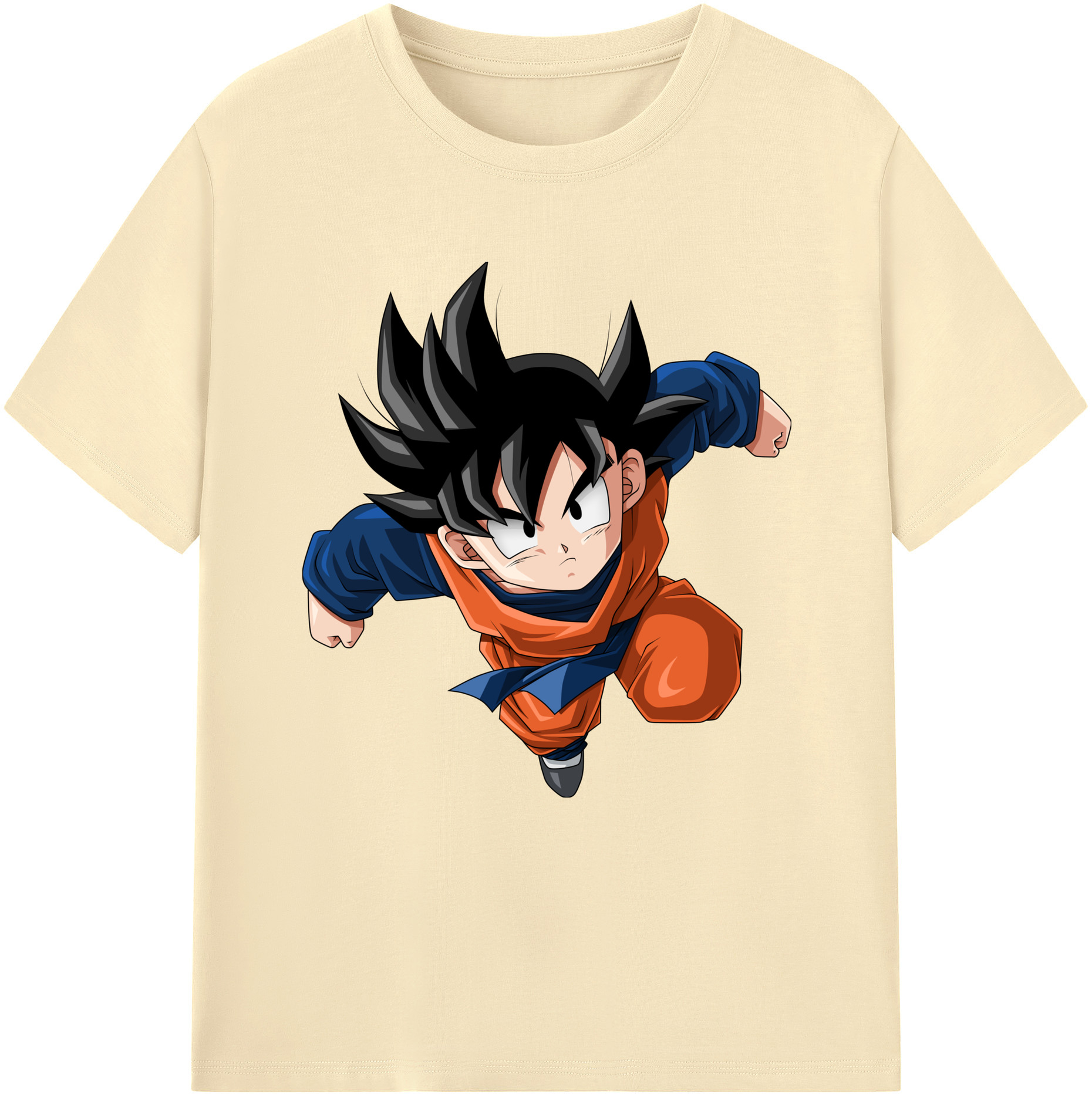 （画像用） ドラゴンボール 孫悟空（そん ごくう）Son Goku カカロット DRAGON BALL Kakarotto 綿100％半袖Tシャツ（フロントプリント）