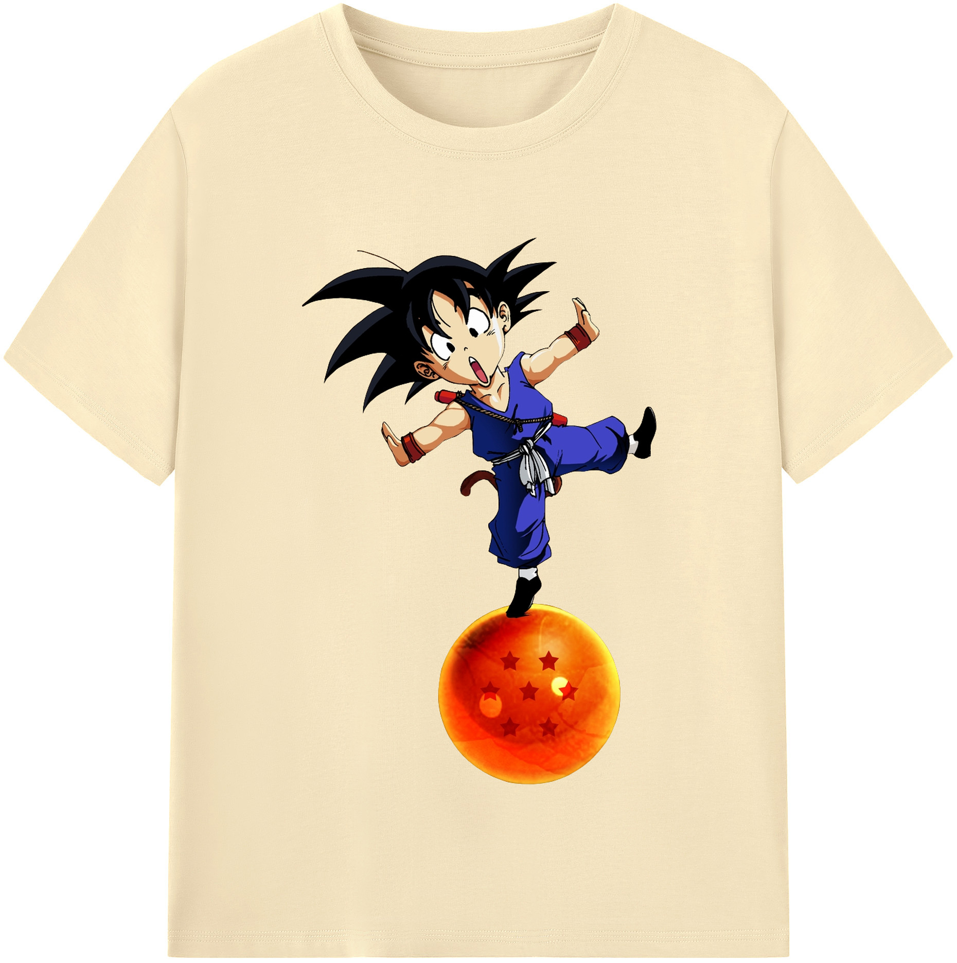 （画像用） ドラゴンボール 孫悟空（そん ごくう）Son Goku カカロット DRAGON BALL Kakarotto 綿100％半袖Tシャツ（フロントプリント）