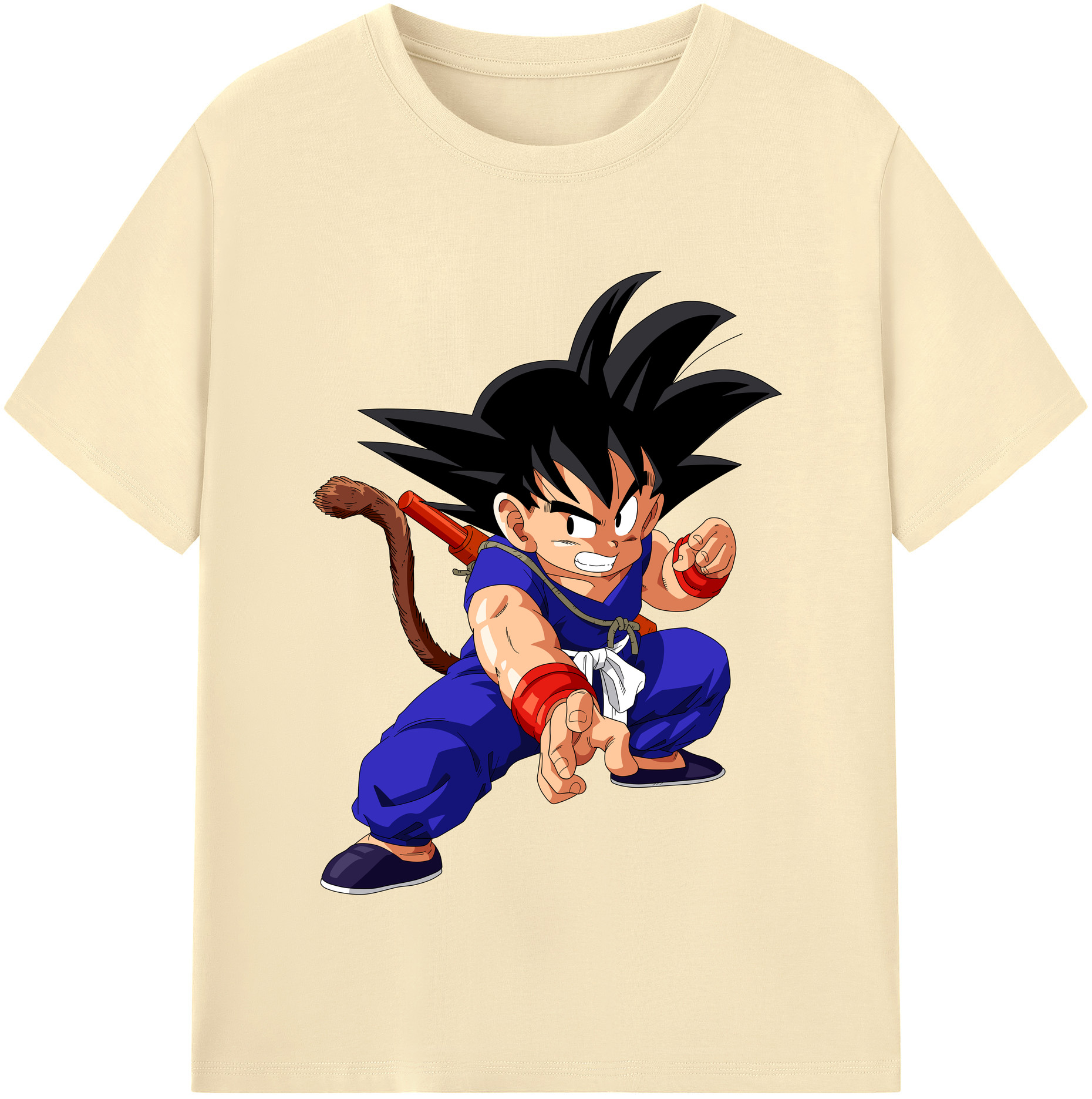 （画像用） ドラゴンボール 孫悟空（そん ごくう）Son Goku カカロット DRAGON BALL Kakarotto 綿100％半袖Tシャツ（フロントプリント）