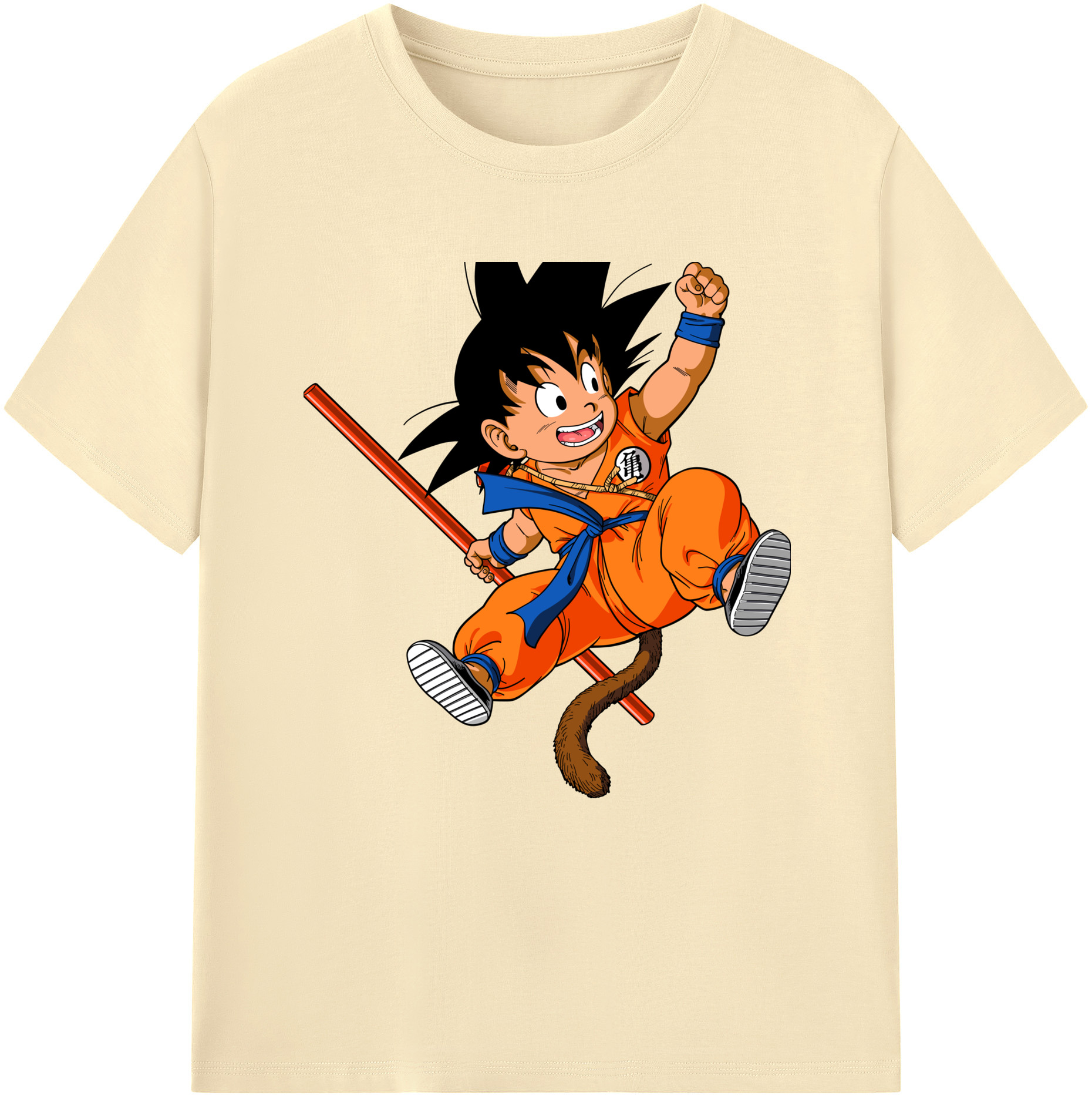（画像用） ドラゴンボール 孫悟空（そん ごくう）Son Goku カカロット DRAGON BALL Kakarotto 綿100％半袖Tシャツ（フロントプリント）