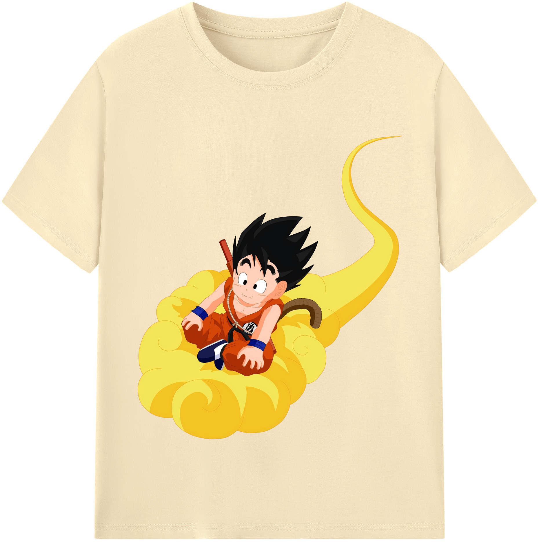（画像用） ドラゴンボール 孫悟空（そん ごくう）Son Goku カカロット DRAGON BALL Kakarotto 綿100％半袖Tシャツ（フロントプリント）