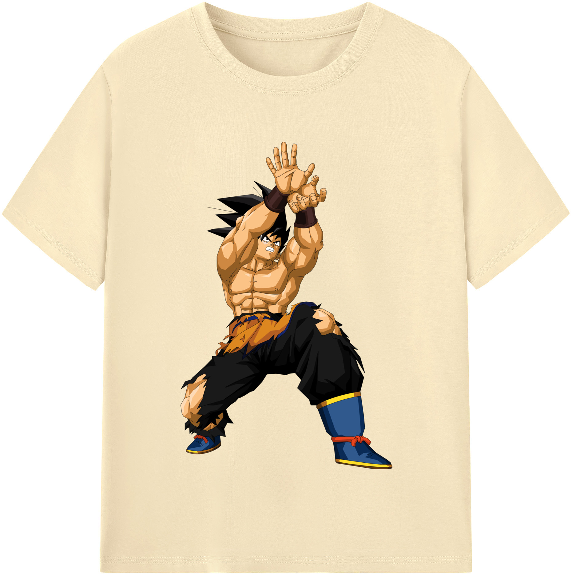 （画像用） ドラゴンボール 孫悟空（そん ごくう）Son Goku カカロット DRAGON BALL Kakarotto 綿100％半袖Tシャツ（フロントプリント）