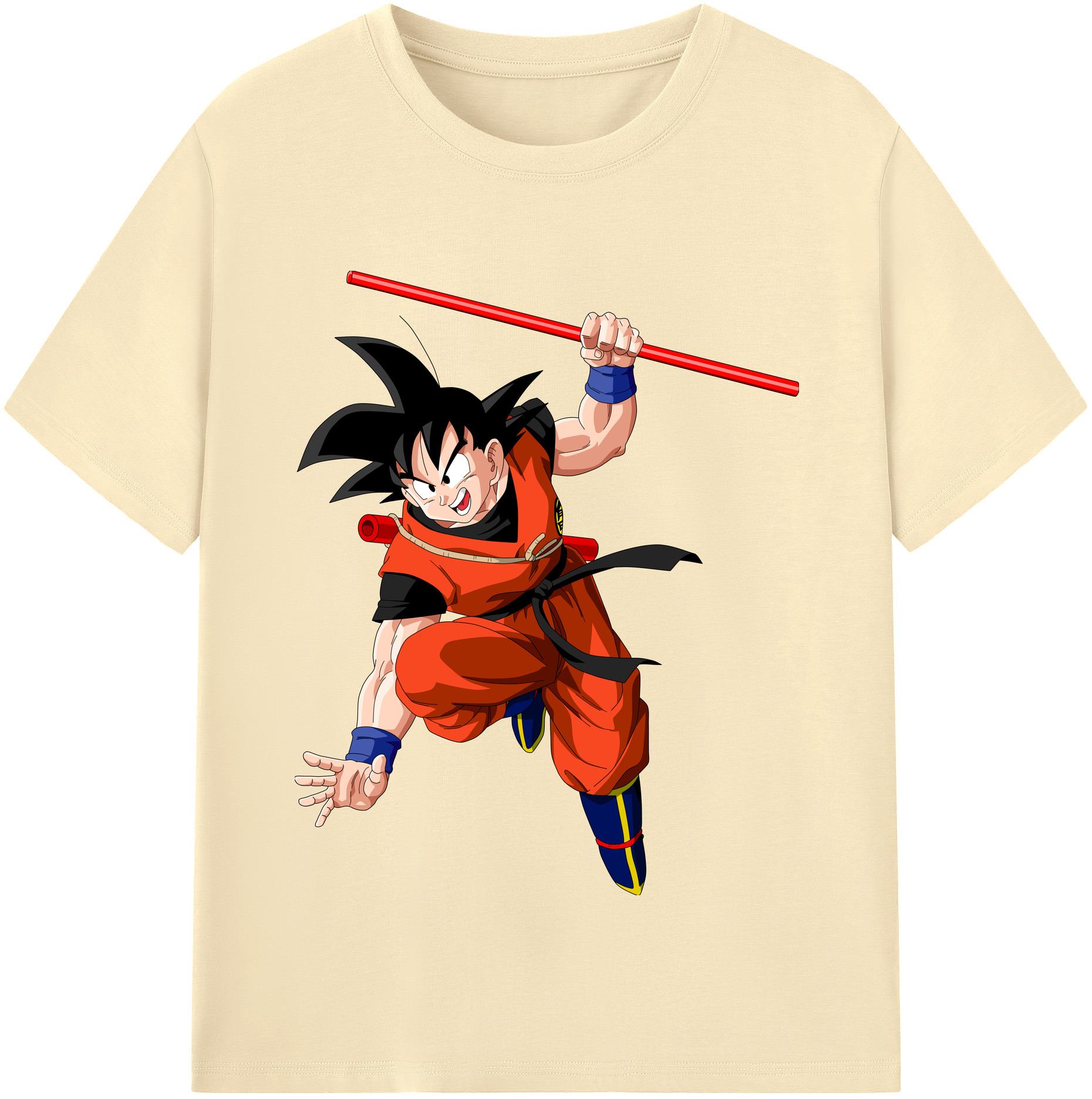 （画像用） ドラゴンボール 孫悟空（そん ごくう）Son Goku カカロット DRAGON BALL Kakarotto 綿100％半袖Tシャツ（フロントプリント）