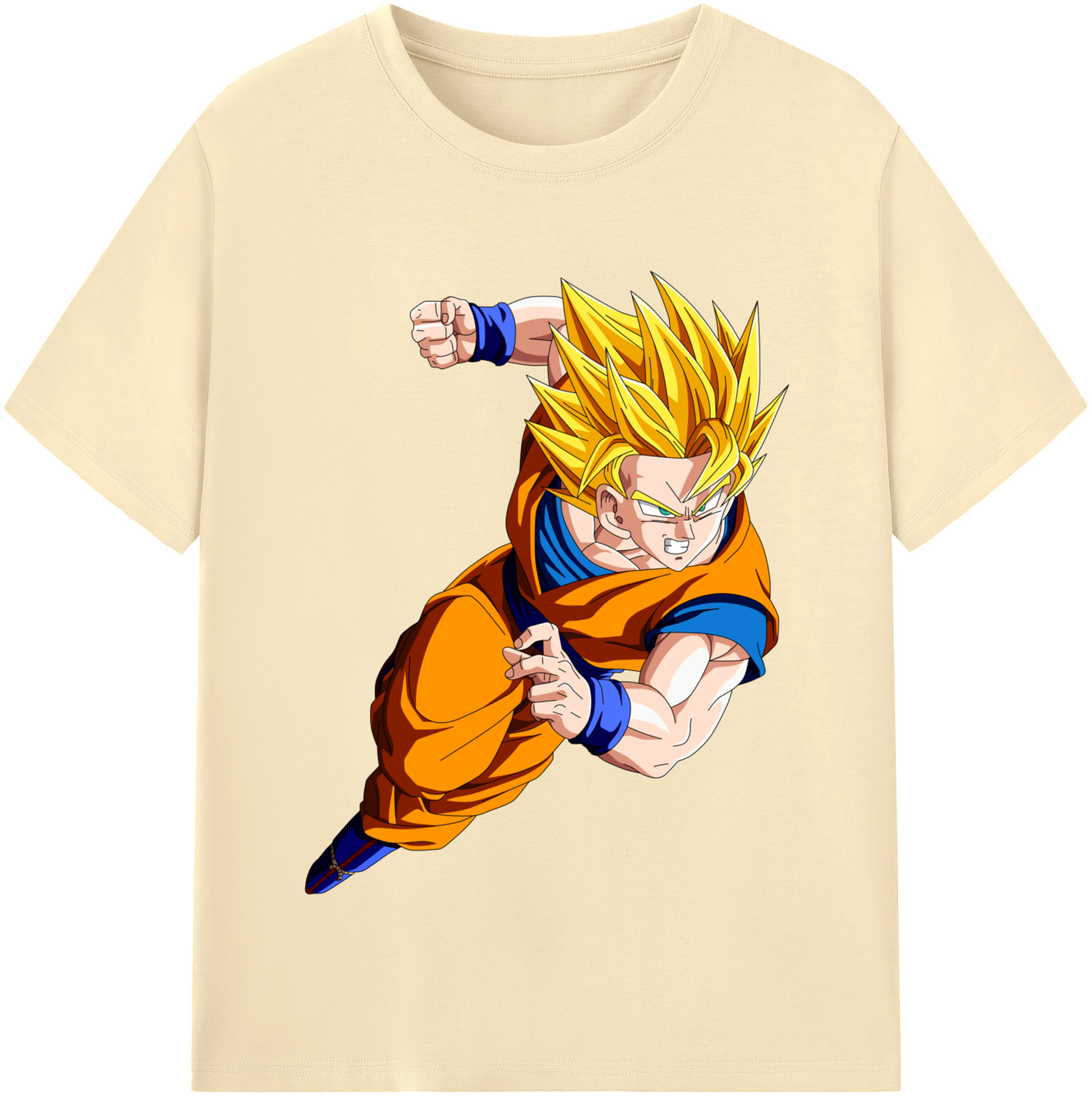 （画像用） ドラゴンボール 孫悟空（そん ごくう）Son Goku カカロット DRAGON BALL Kakarotto 綿100％半袖Tシャツ（フロントプリント）