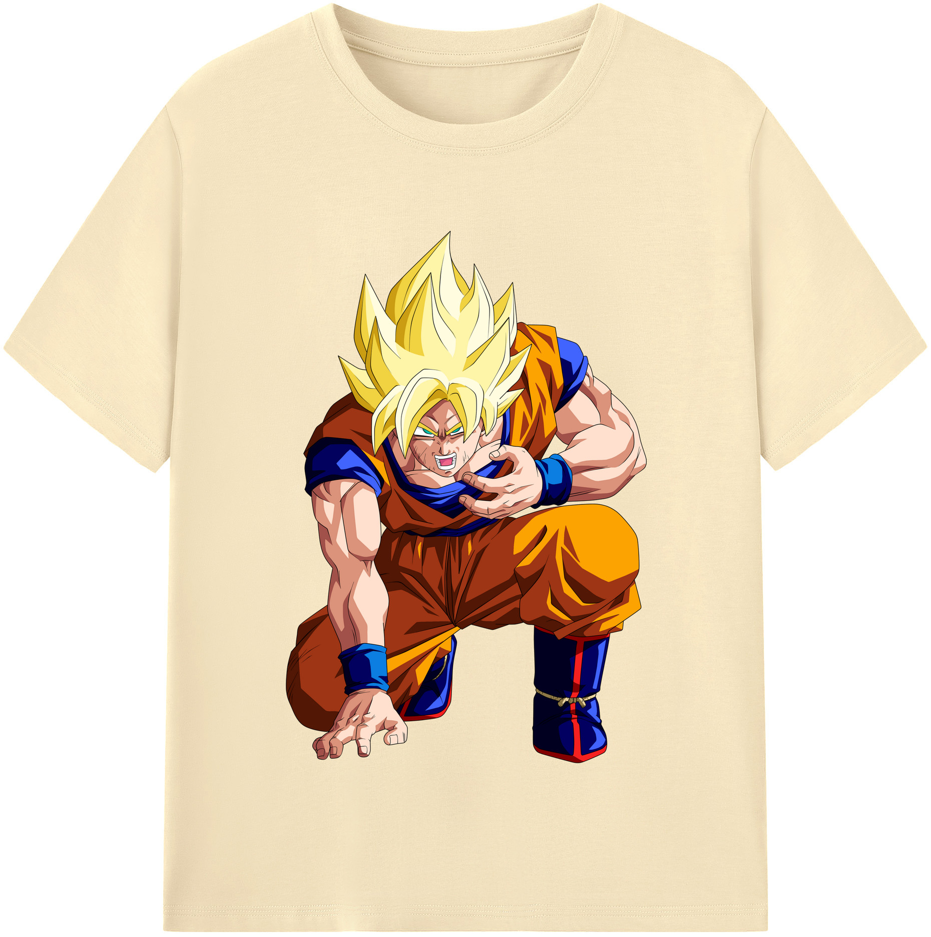 （画像用） ドラゴンボール 孫悟空（そん ごくう）Son Goku カカロット DRAGON BALL Kakarotto 綿100％半袖Tシャツ（フロントプリント）