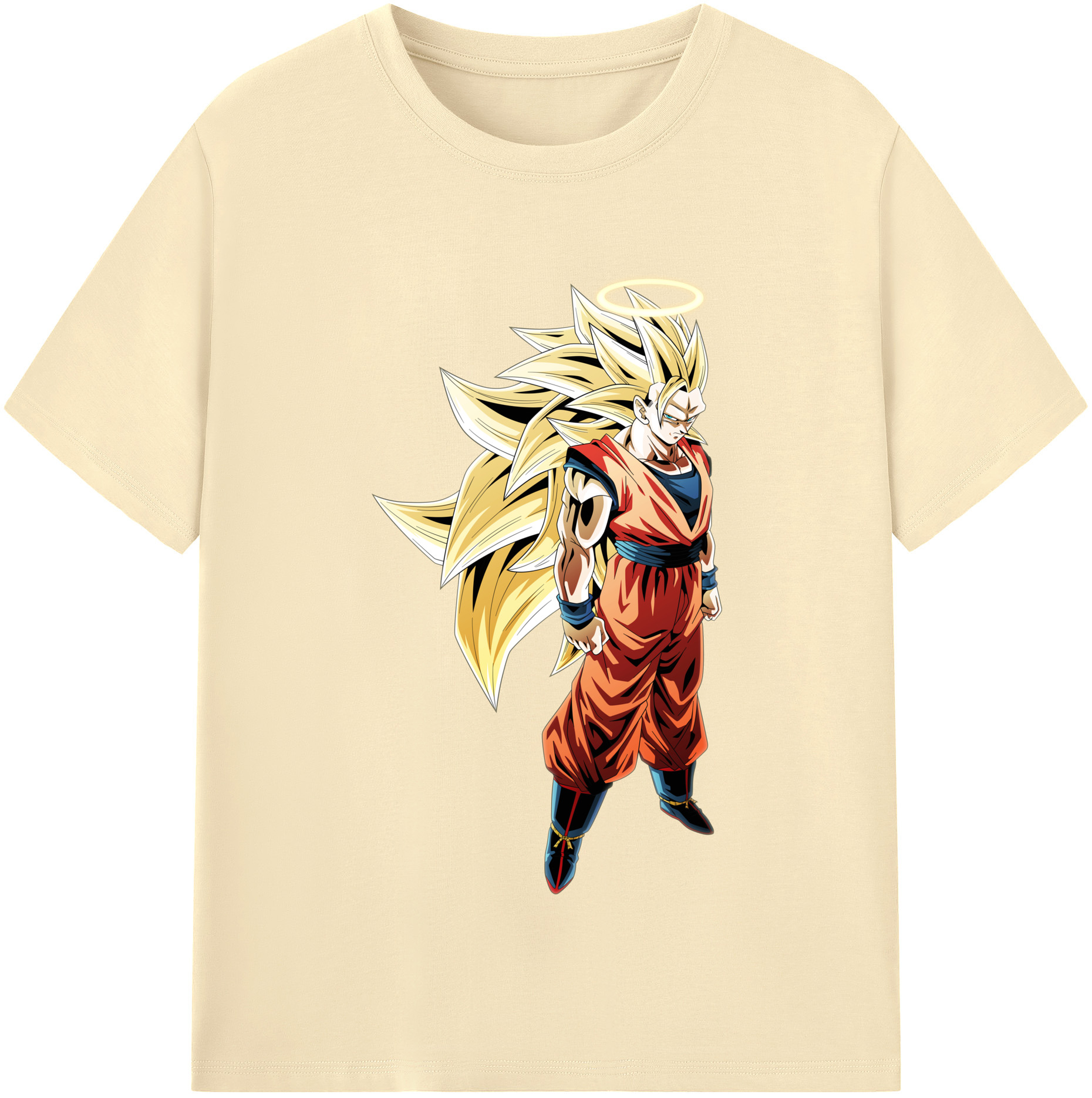 （画像用） ドラゴンボール 孫悟空（そん ごくう）Son Goku カカロット DRAGON BALL Kakarotto 綿100％半袖Tシャツ（フロントプリント）
