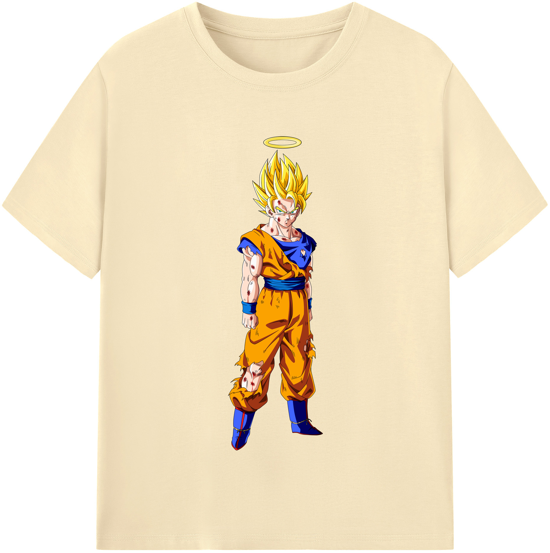 （画像用） ドラゴンボール 孫悟空（そん ごくう）Son Goku カカロット DRAGON BALL Kakarotto 綿100％半袖Tシャツ（フロントプリント）