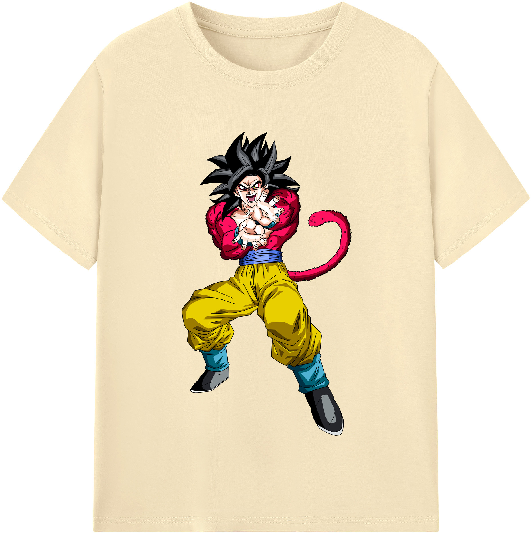 （画像用） ドラゴンボール 孫悟空（そん ごくう）Son Goku カカロット DRAGON BALL Kakarotto 綿100％半袖Tシャツ（フロントプリント）