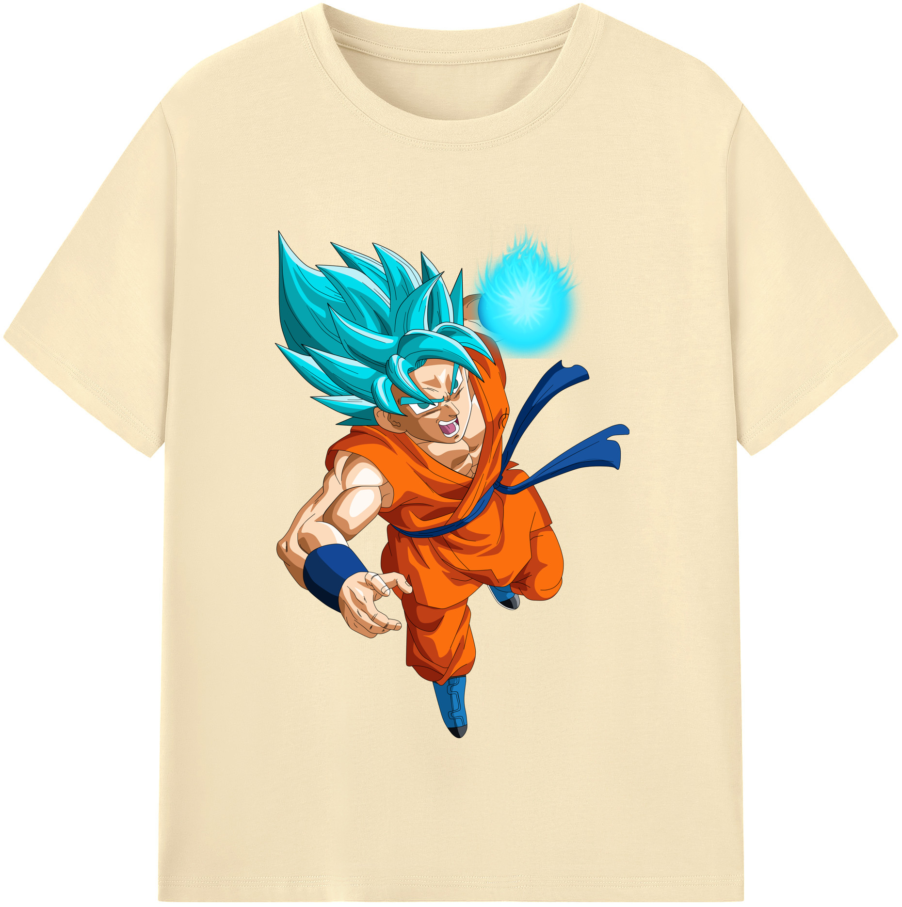 （画像用） ドラゴンボール 孫悟空（そん ごくう）Son Goku カカロット DRAGON BALL Kakarotto 綿100％半袖Tシャツ（フロントプリント）