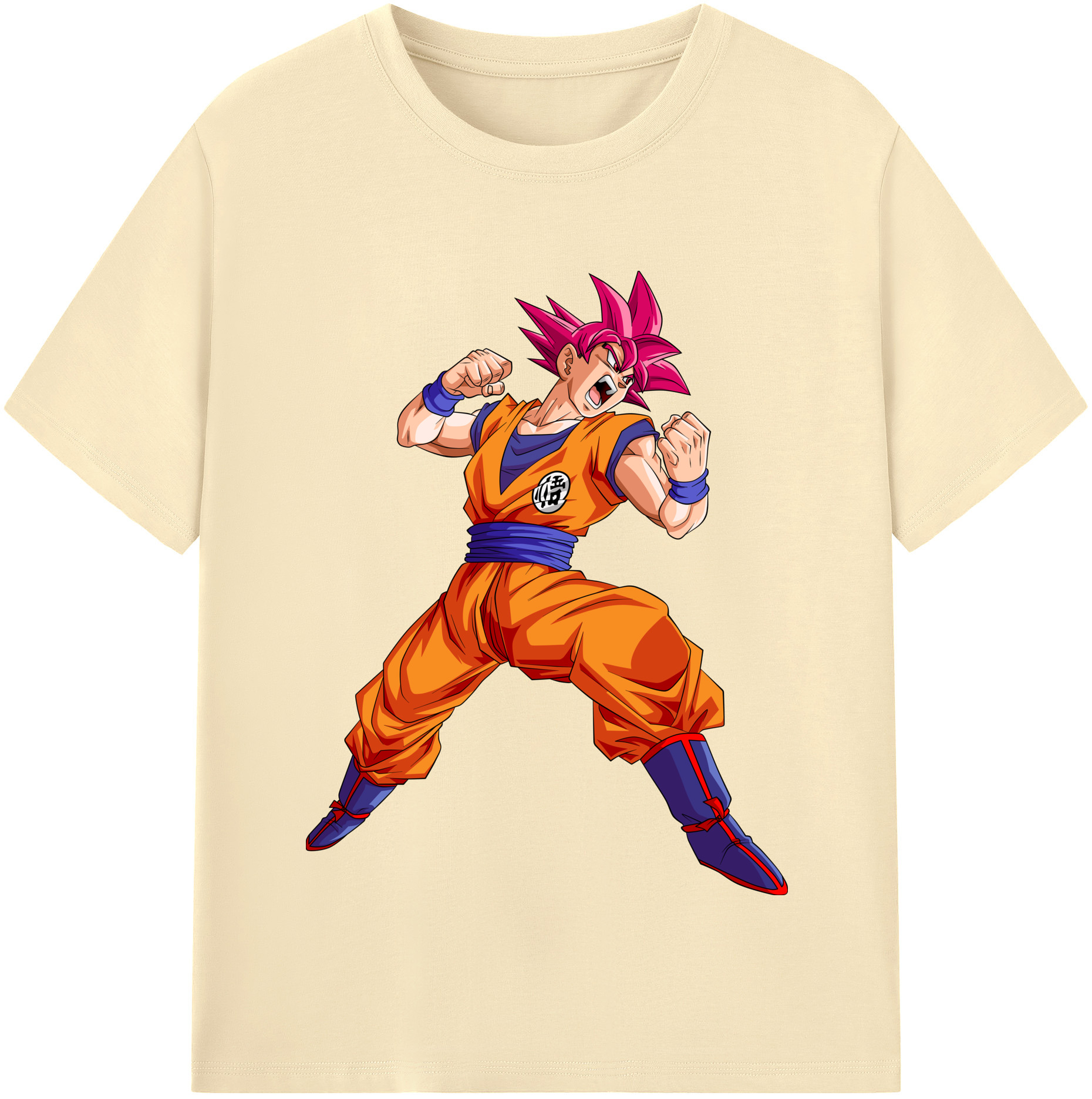 （画像用） ドラゴンボール 孫悟空（そん ごくう）Son Goku カカロット DRAGON BALL Kakarotto 綿100％半袖Tシャツ（フロントプリント）