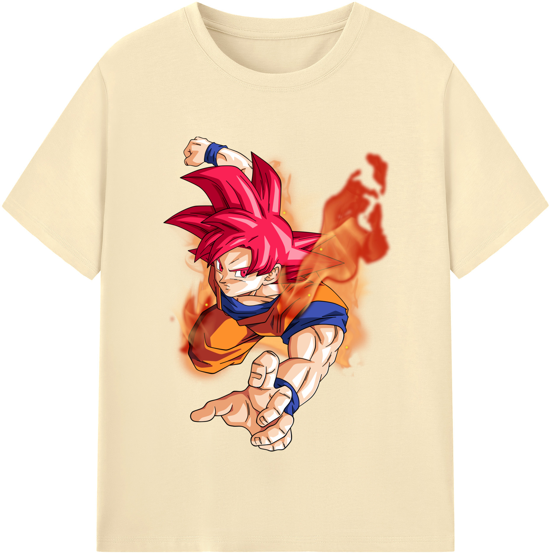 （画像用） ドラゴンボール 孫悟空（そん ごくう）Son Goku カカロット DRAGON BALL Kakarotto 綿100％半袖Tシャツ（フロントプリント）