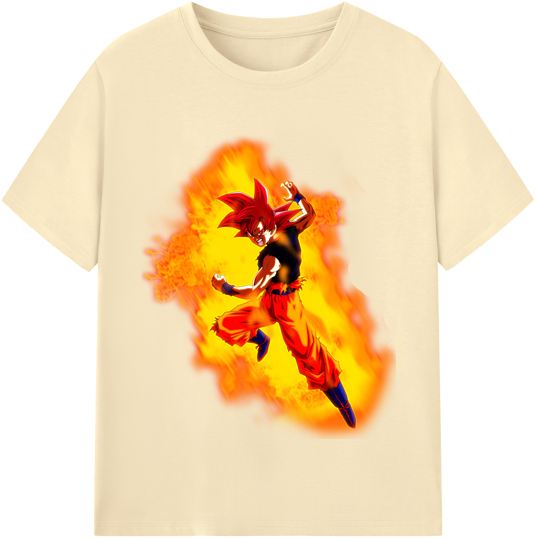 （画像用） ドラゴンボール 孫悟空（そん ごくう）Son Goku カカロット DRAGON BALL Kakarotto 綿100％半袖Tシャツ（フロントプリント）
