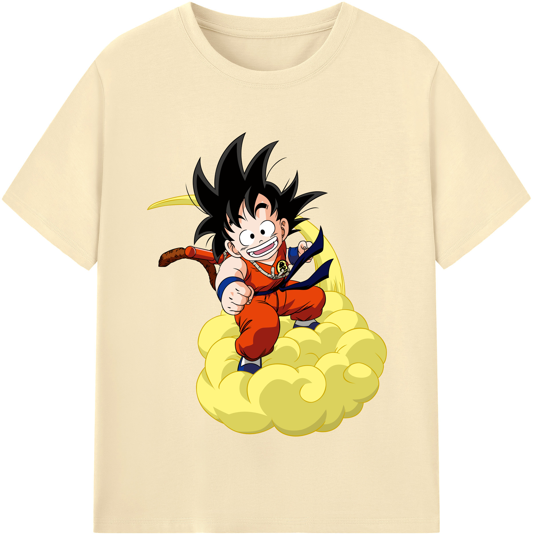 （画像用） ドラゴンボール 孫悟空（そん ごくう）Son Goku カカロット DRAGON BALL Kakarotto 綿100％半袖Tシャツ（フロントプリント）
