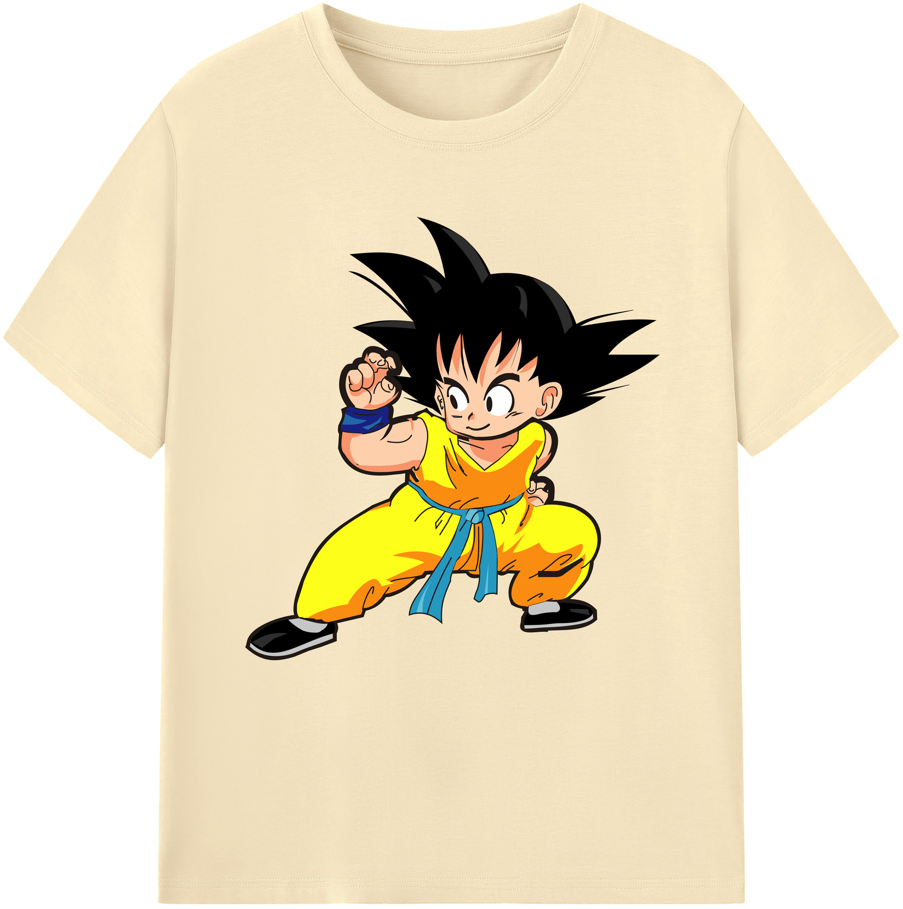 （画像用） ドラゴンボール 孫悟空（そん ごくう）Son Goku カカロット DRAGON BALL Kakarotto 綿100％半袖Tシャツ（フロントプリント）
