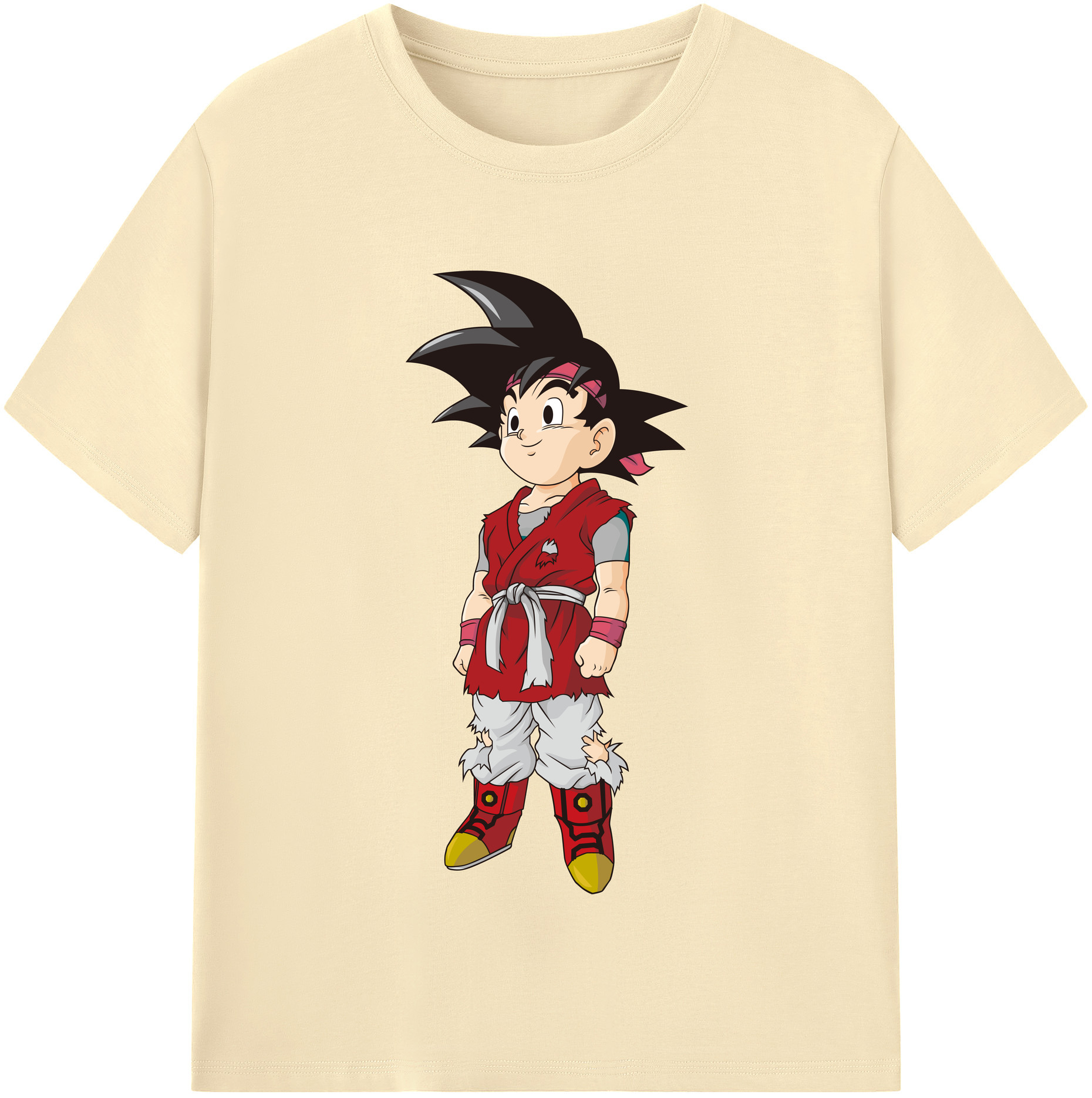 （画像用） ドラゴンボール 孫悟空（そん ごくう）Son Goku カカロット DRAGON BALL Kakarotto 綿100％半袖Tシャツ（フロントプリント）