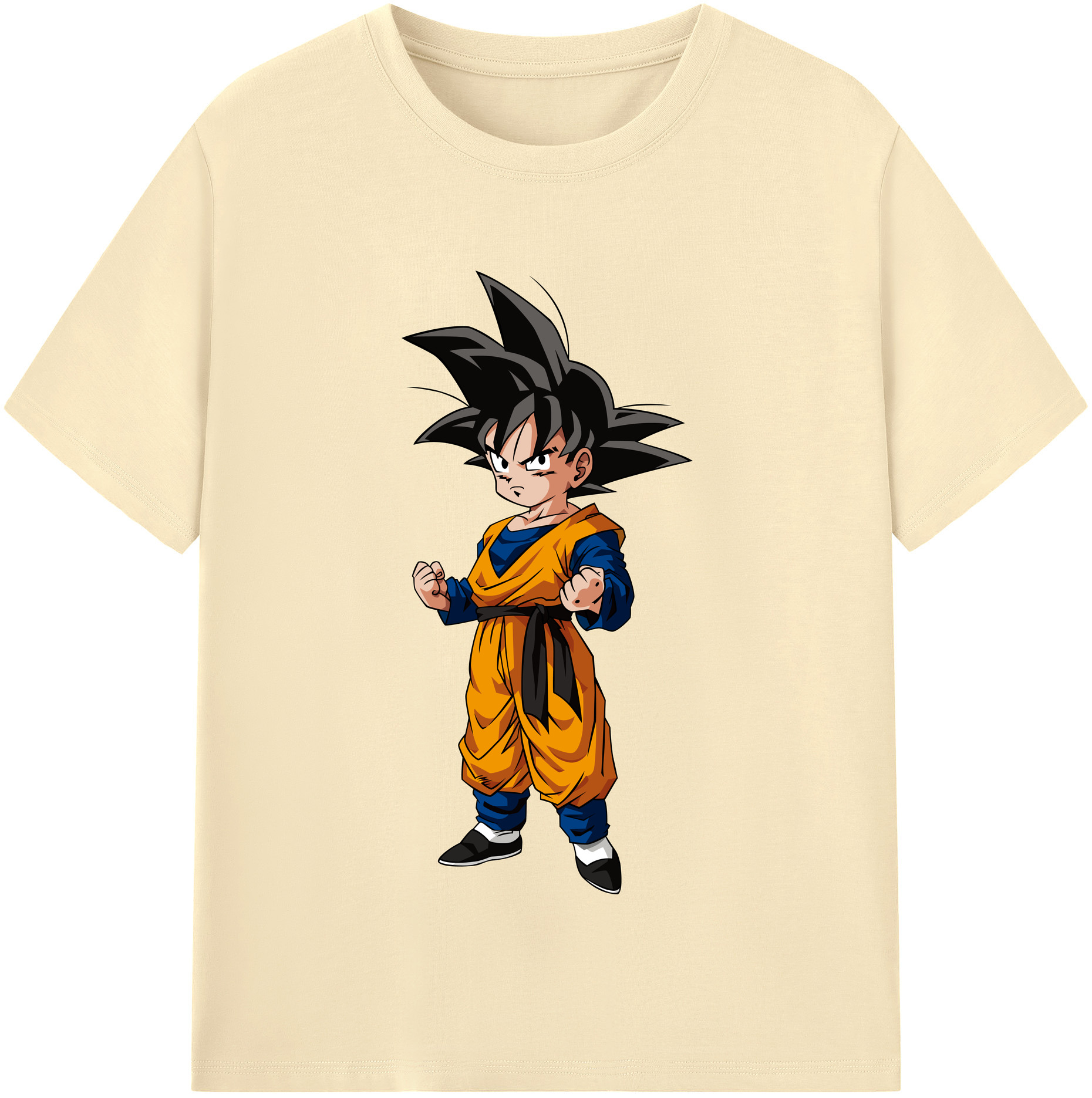 （画像用） ドラゴンボール 孫悟空（そん ごくう）Son Goku カカロット DRAGON BALL Kakarotto 綿100％半袖Tシャツ（フロントプリント）
