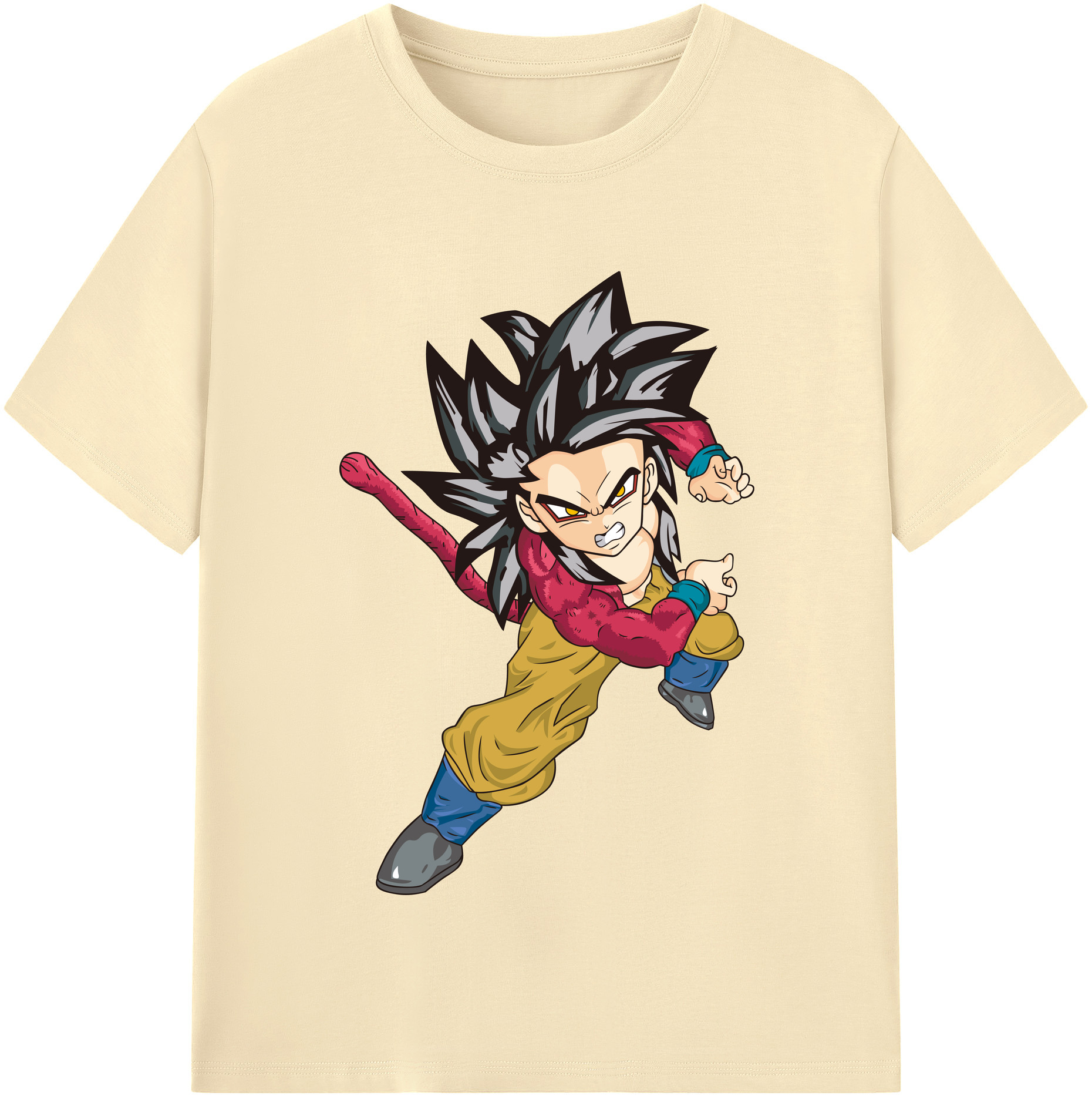 （画像用） ドラゴンボール 孫悟空（そん ごくう）Son Goku カカロット DRAGON BALL Kakarotto 綿100％半袖Tシャツ（フロントプリント）