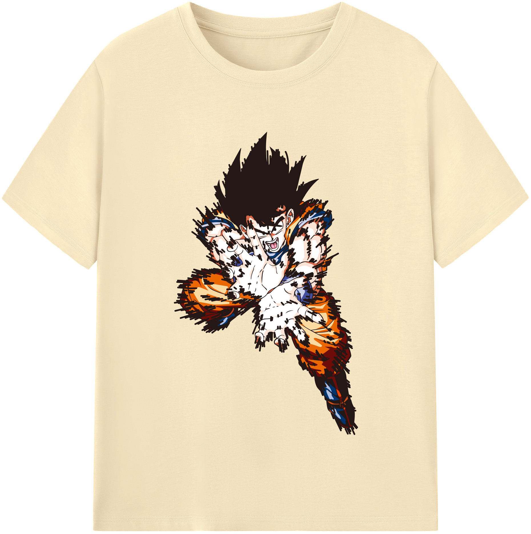 （画像用） ドラゴンボール 孫悟空（そん ごくう）Son Goku カカロット DRAGON BALL Kakarotto 綿100％半袖Tシャツ（フロントプリント）