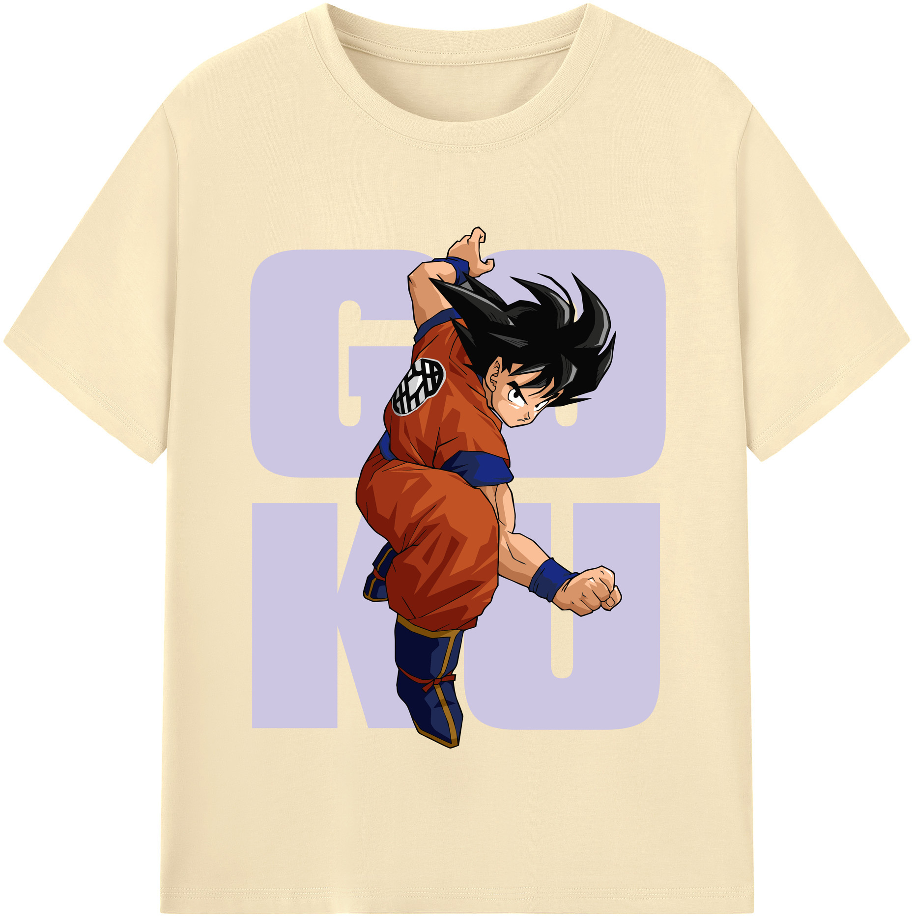 （画像用） ドラゴンボール 孫悟空（そん ごくう）Son Goku カカロット DRAGON BALL Kakarotto 綿100％半袖Tシャツ（フロントプリント）