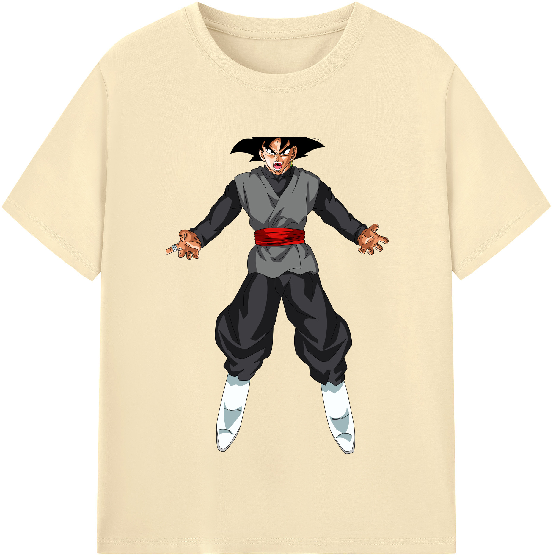 （画像用） ドラゴンボール ベジータ四世（Bejīta Yonsei）DRAGON BALL Vegeta IV 綿100％半袖Tシャツ（フロントプリント）