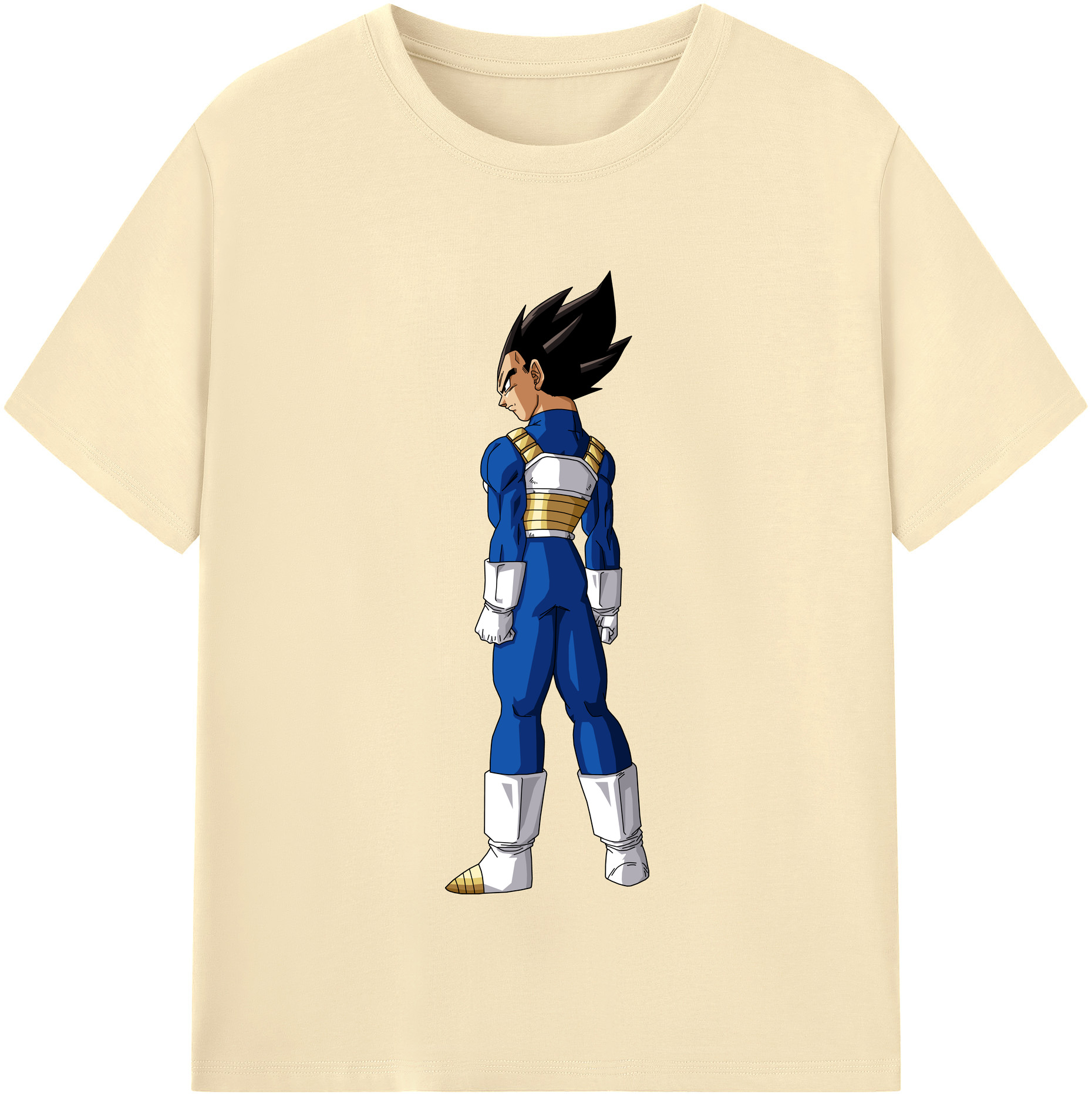 （画像用） ドラゴンボール ベジータ四世（Bejīta Yonsei）DRAGON BALL Vegeta IV 綿100％半袖Tシャツ（フロントプリント）