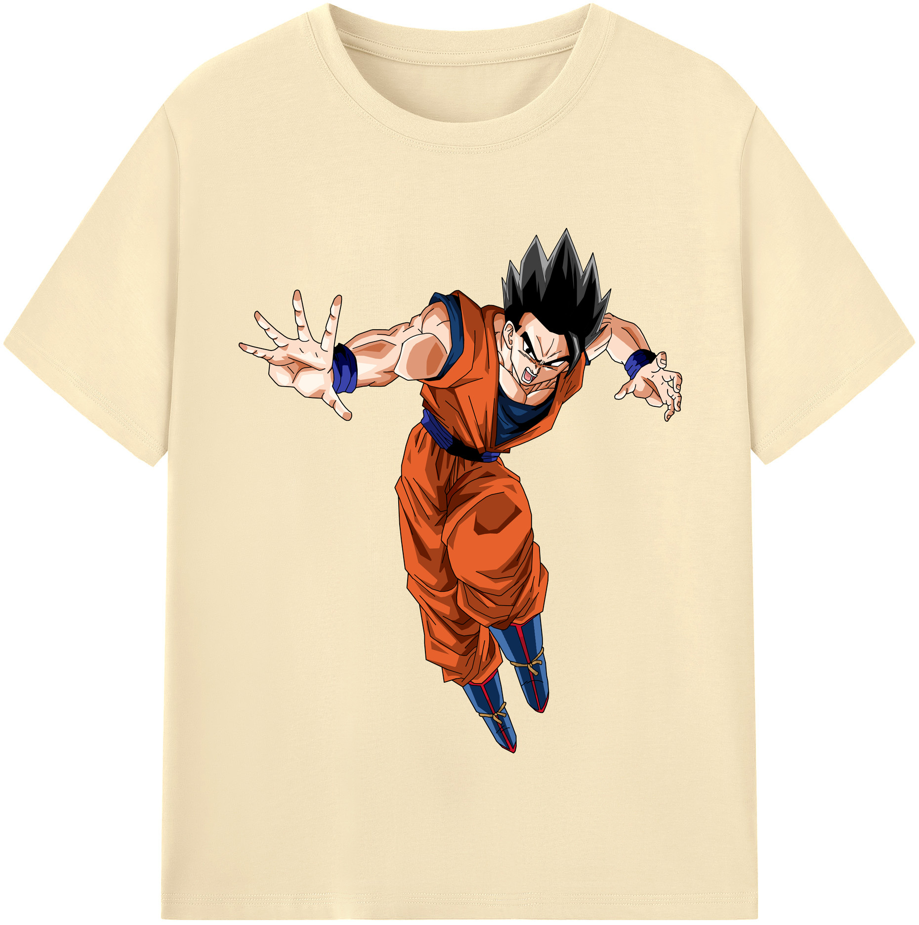 （画像用） ドラゴンボール 孫 悟飯（そんごはん）DRAGON BALL Son Gohan 綿100％半袖Tシャツ（フロントプリント）
