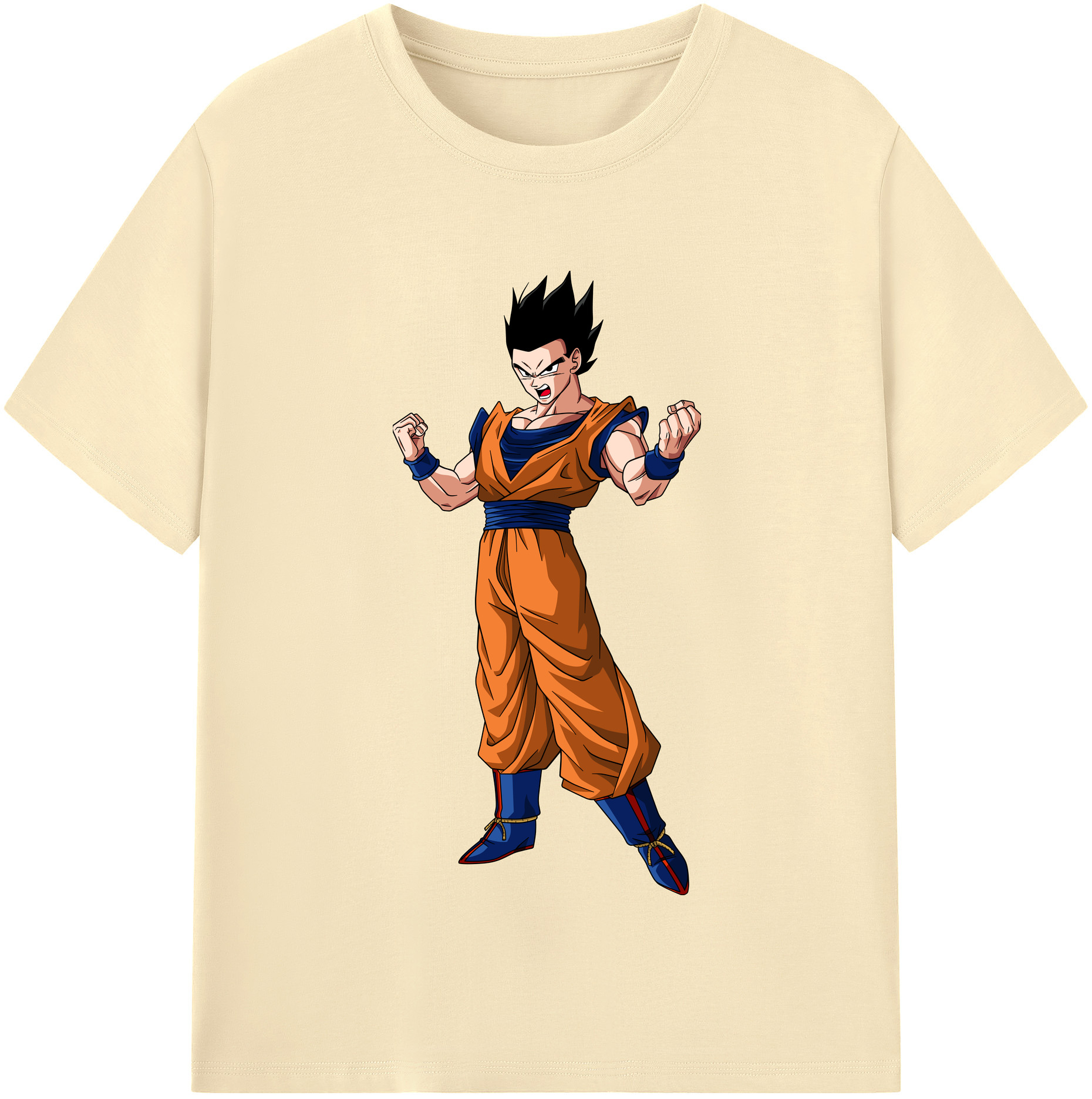 （画像用） ドラゴンボール 孫 悟飯（そんごはん）DRAGON BALL Son Gohan 綿100％半袖Tシャツ（フロントプリント）