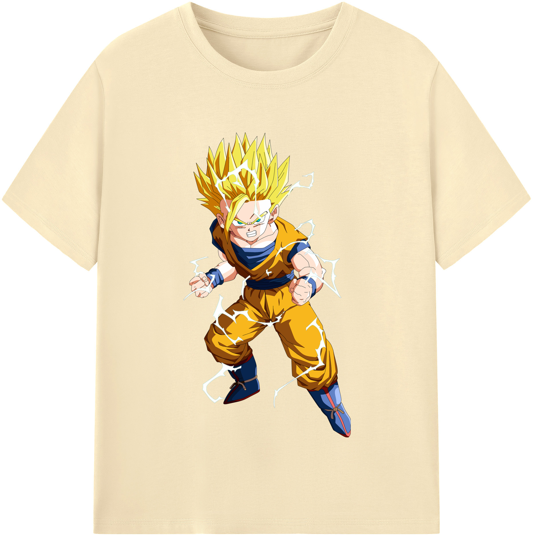 （画像用） ドラゴンボール 孫 悟飯（そんごはん）DRAGON BALL Son Gohan 綿100％半袖Tシャツ（フロントプリント）