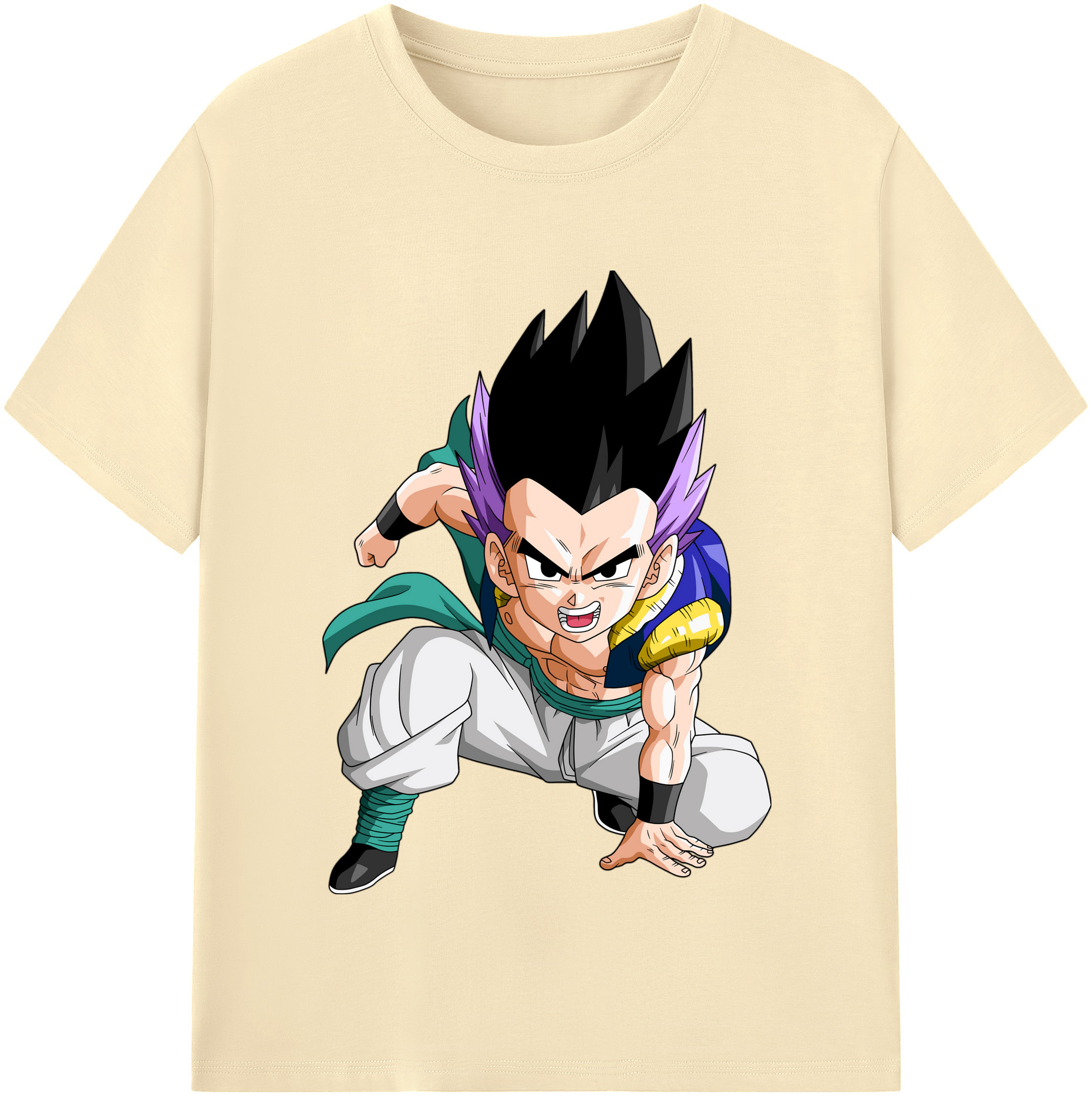 （画像用） ドラゴンボール 孫 悟飯（そんごはん）DRAGON BALL Son Gohan 綿100％半袖Tシャツ（フロントプリント）